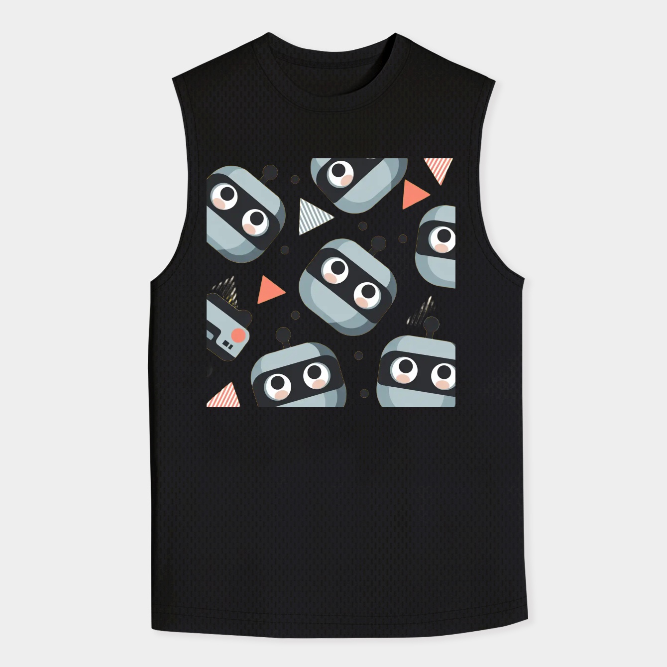 Bot pattern - Yellow Men's Tank Top