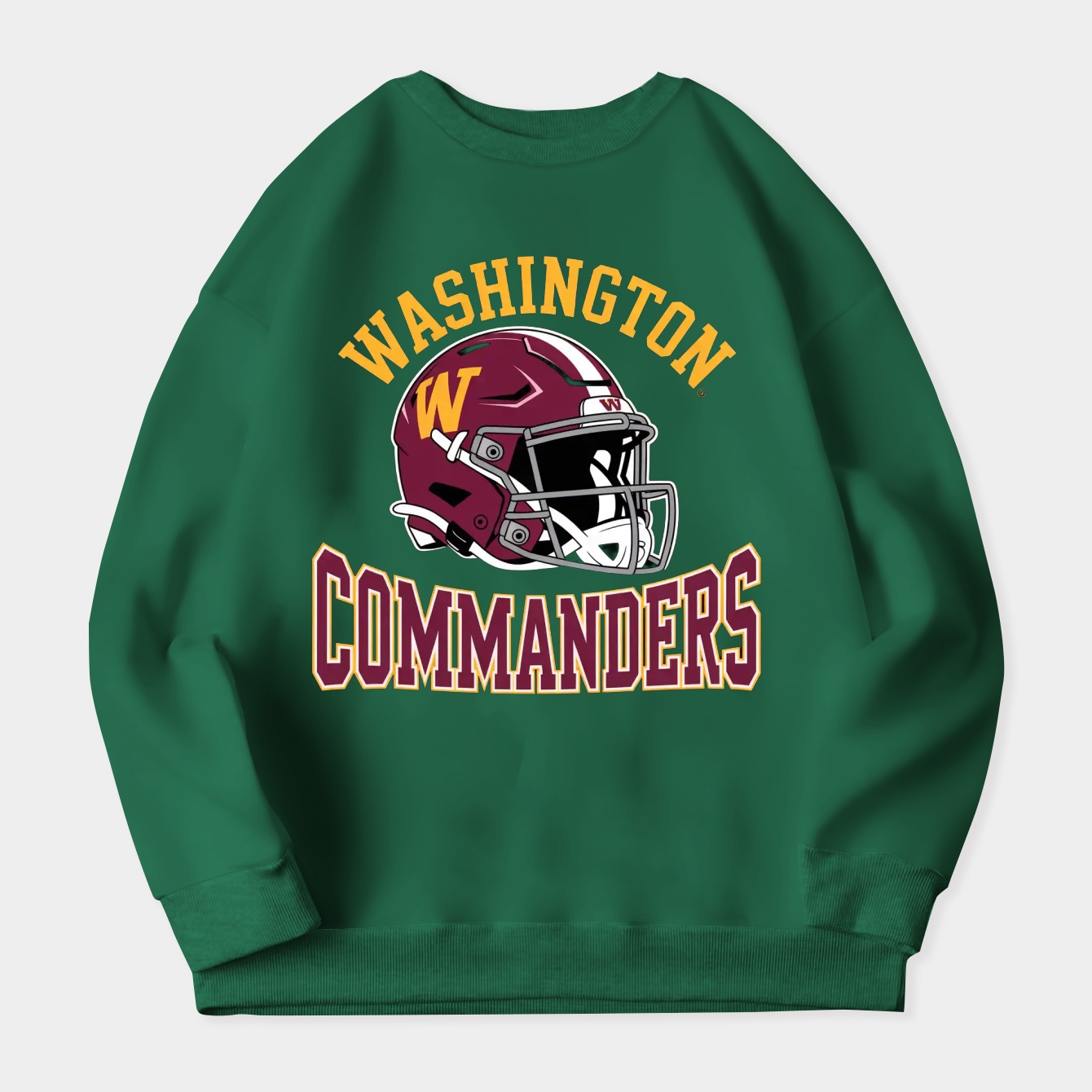 Art - washington commanders Women's Crewneck Sweatshirt