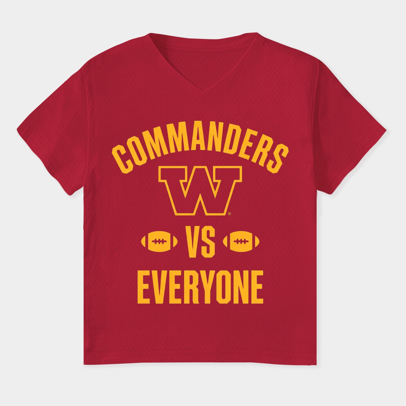 Commanders vs. Everyone Women's Plus Size V-Neck T-Shirt
