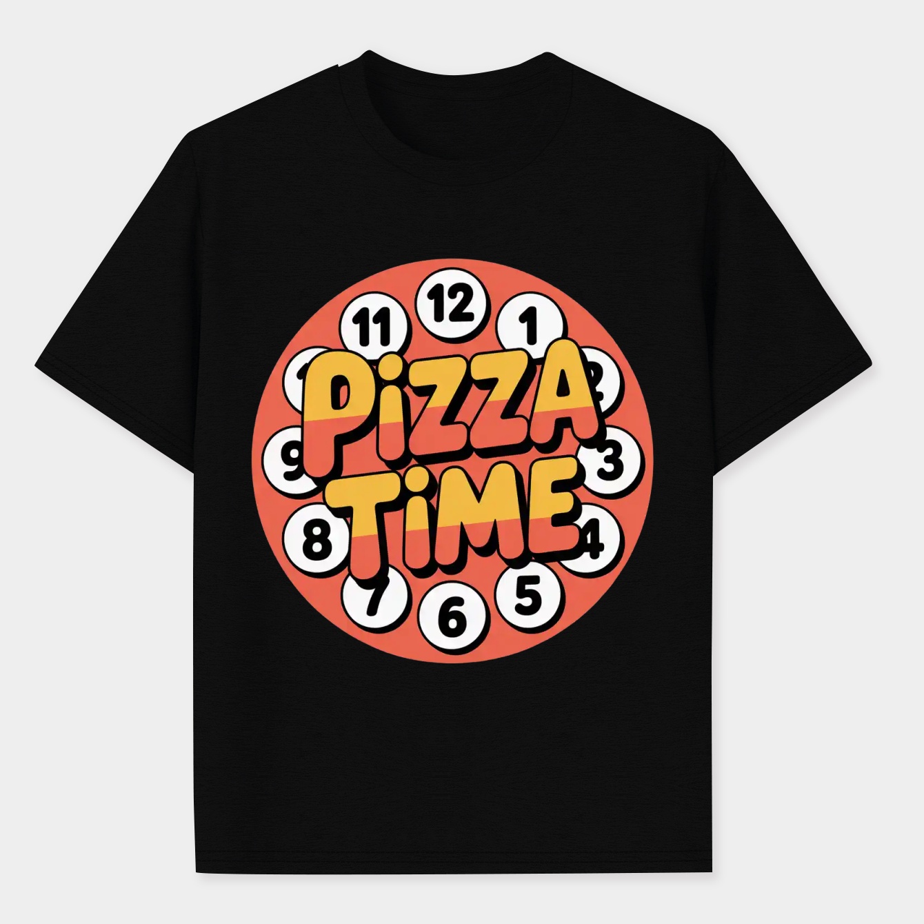 CoPizza Time Clock Men's Performance Athletic T-Shirt