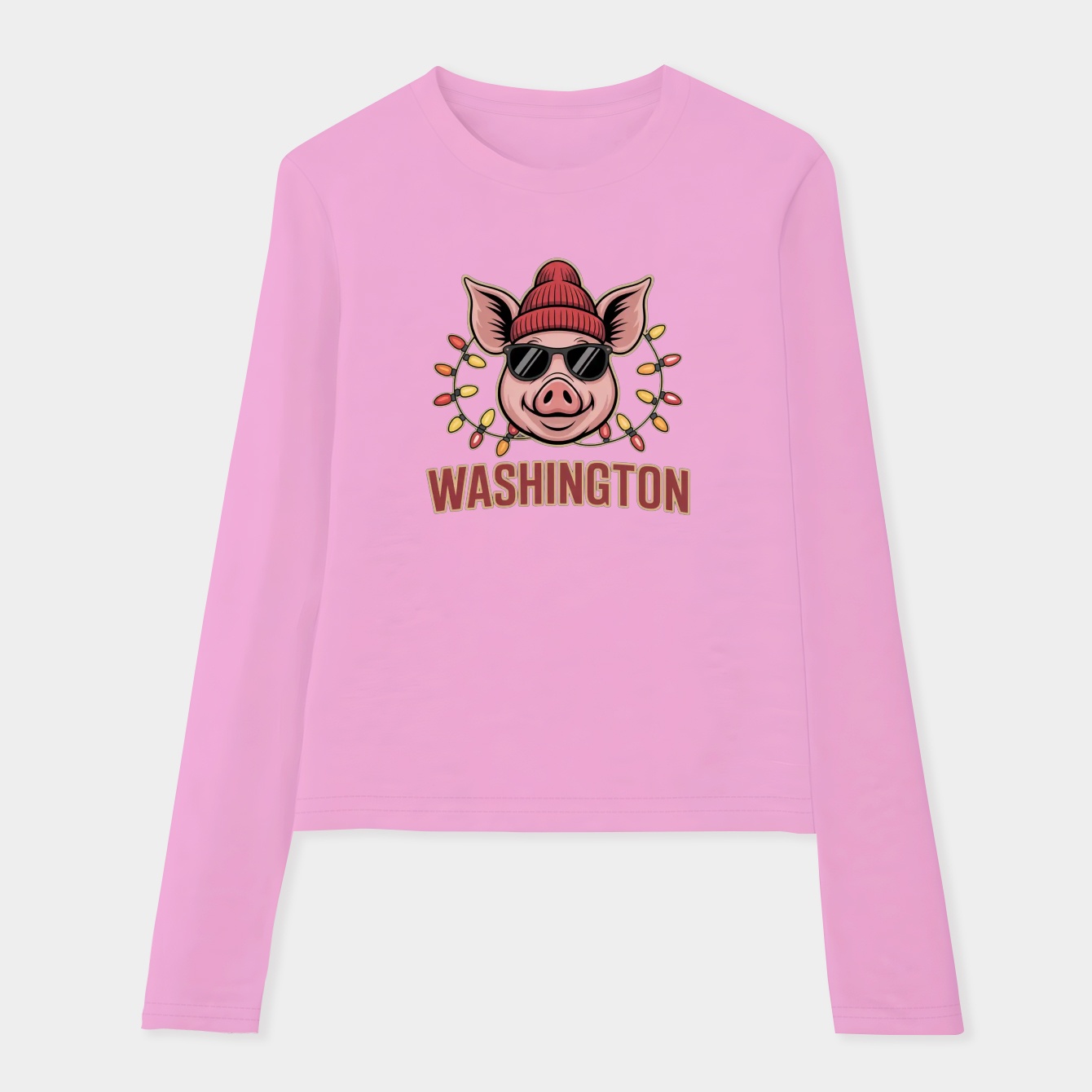 Washington Commanders Christmas Women's Soft Long Sleeve T-Shirt