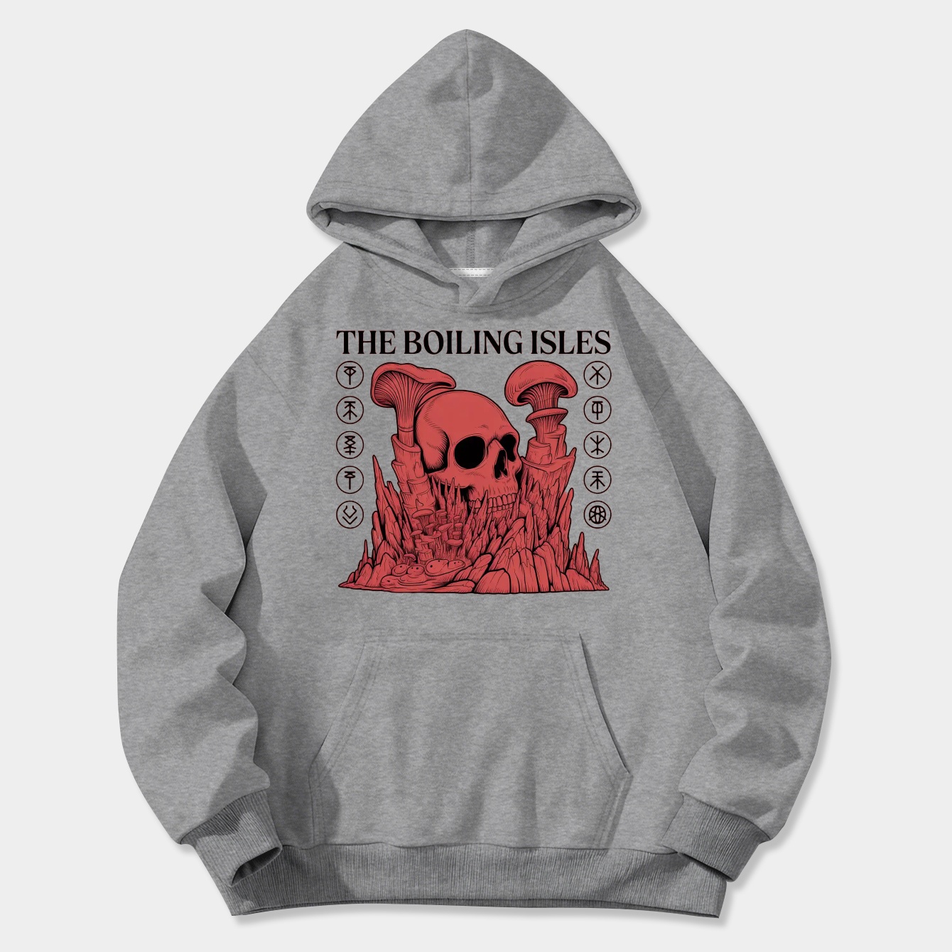 Boiling Isles Map Design Women's Plus Size Hoodie