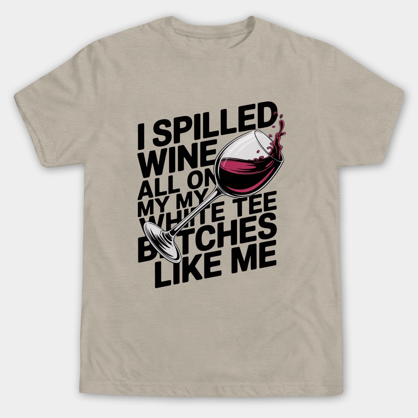 White tee Corpse Husband Men's Big & Tall T-shirt