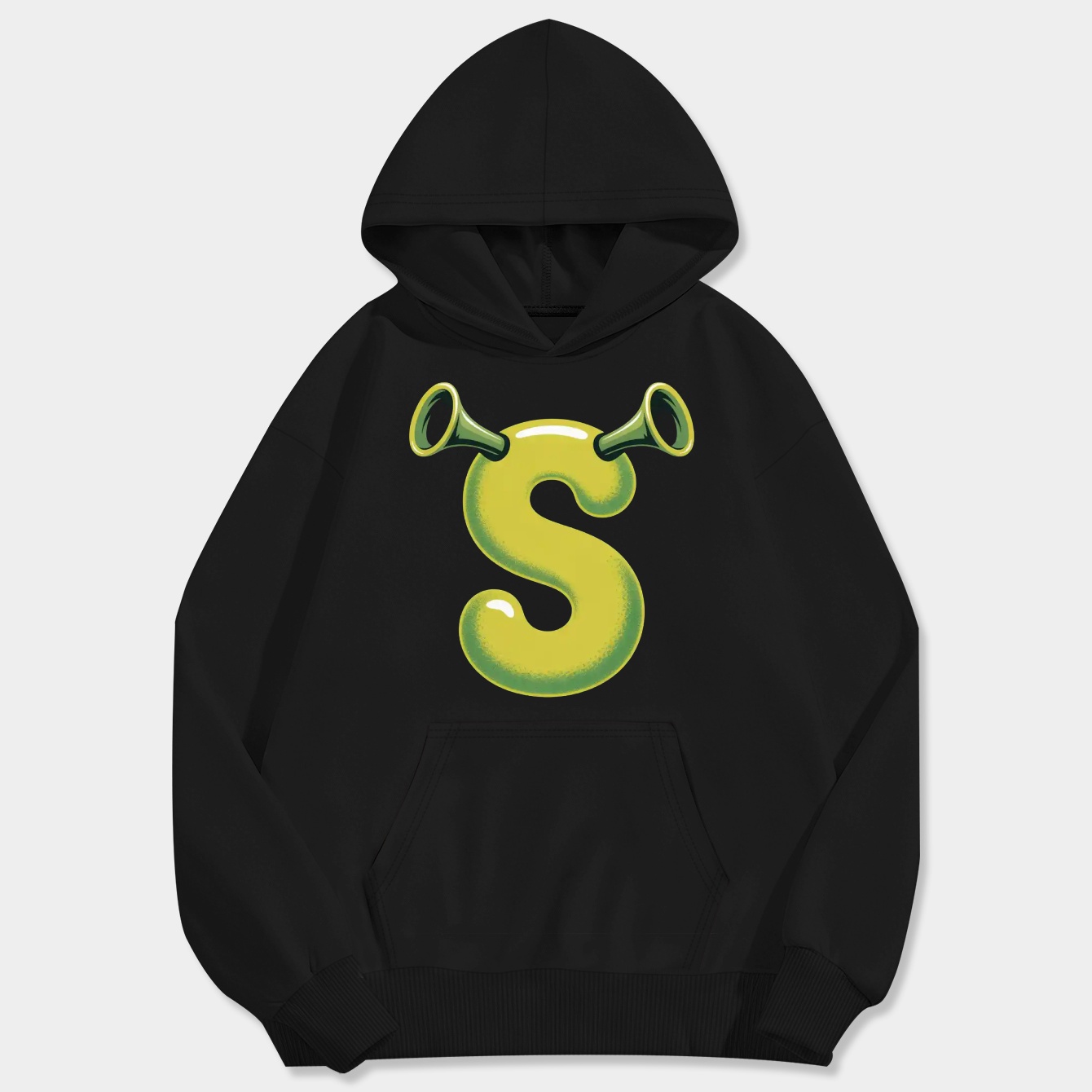 Shrek Initial Men's Big & Tall Hoodie