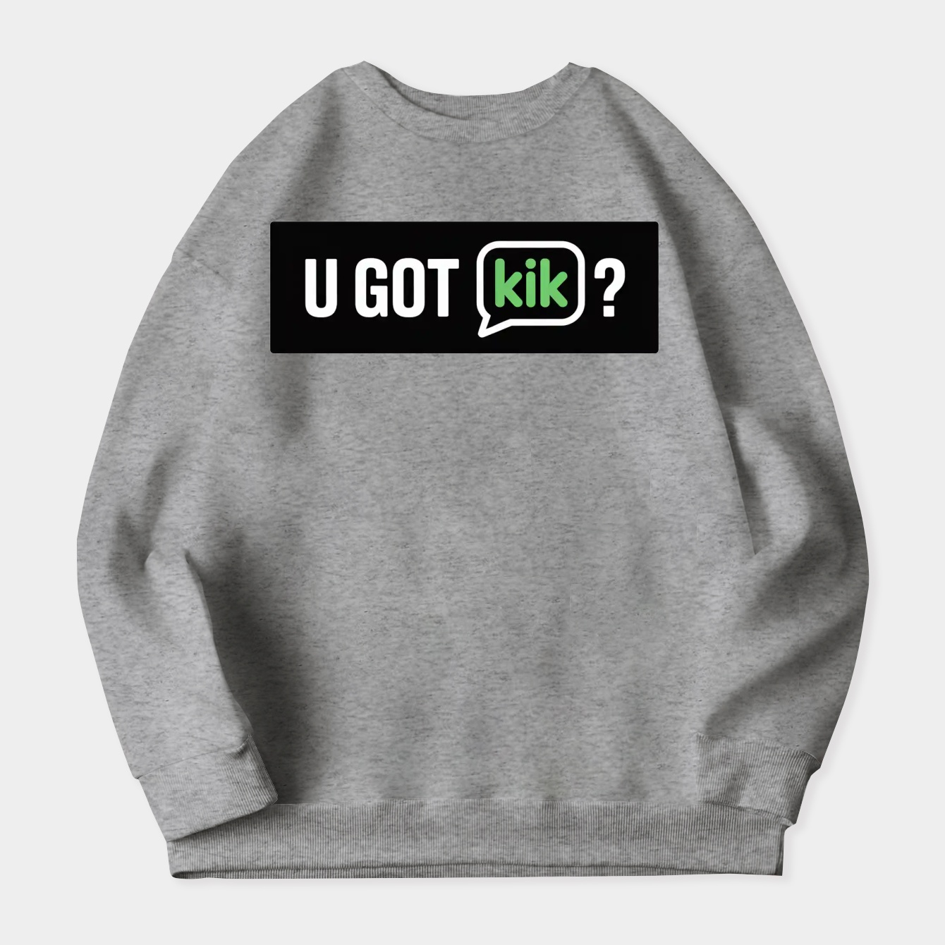 U got kik? Women's Plus Size Sweatshirt