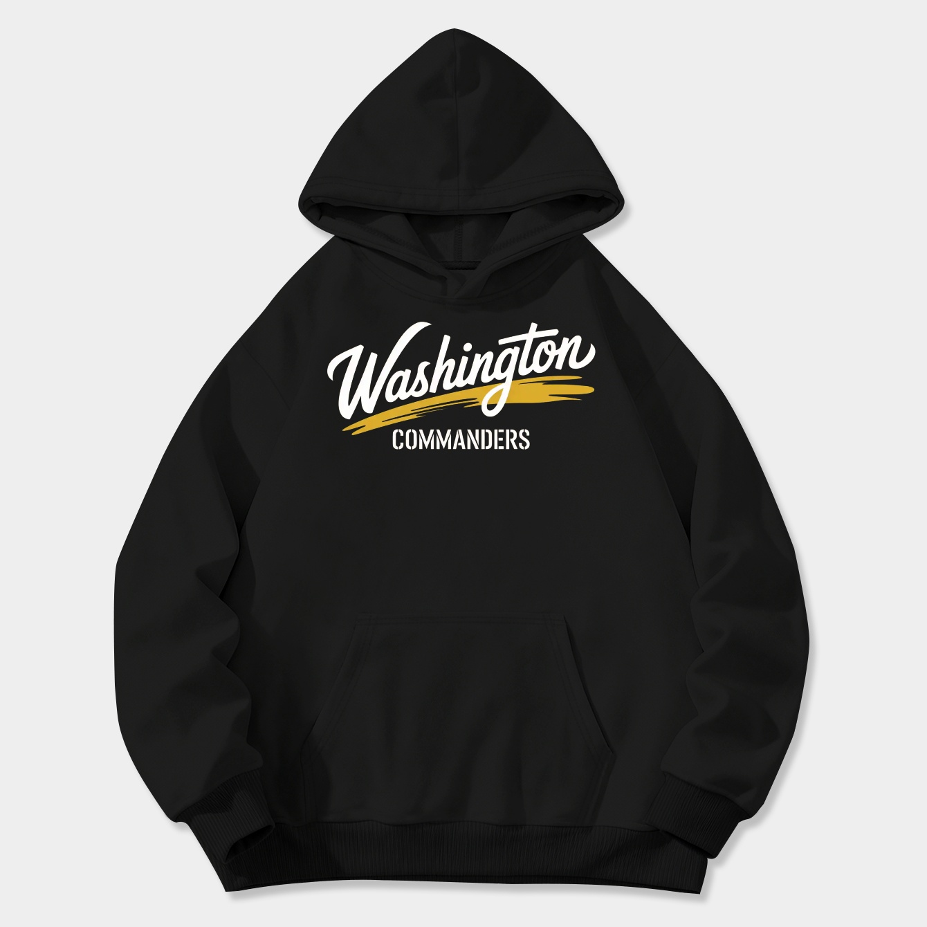 Sleek Commanders Script Women's Plus Size Hoodie