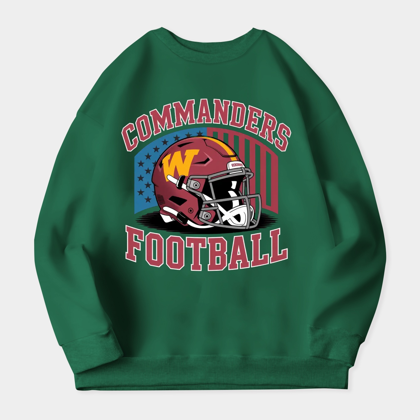 Art - washington commanders Women's Crewneck Sweatshirt