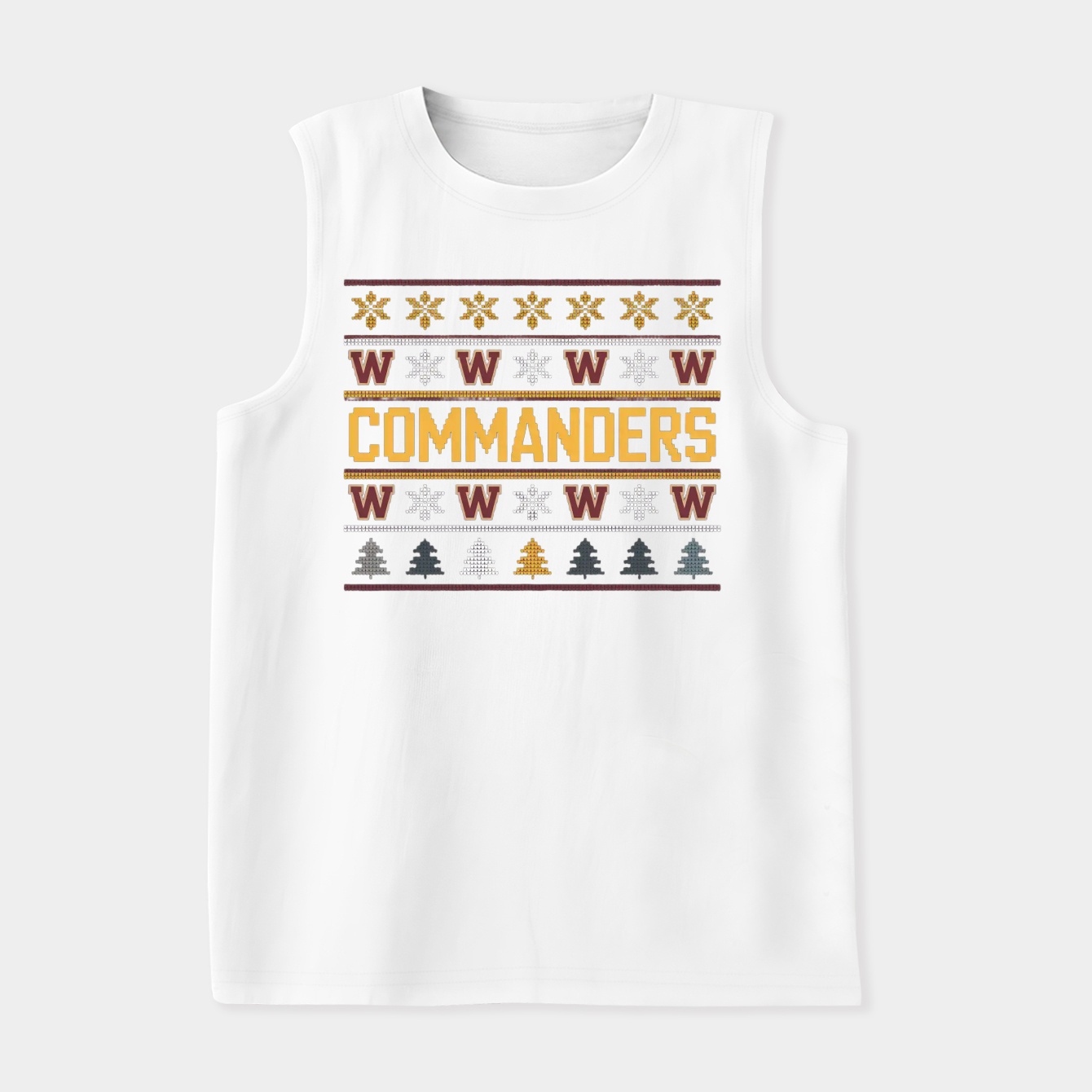 Washington Commanders Christmas Women's Soft Tank Top
