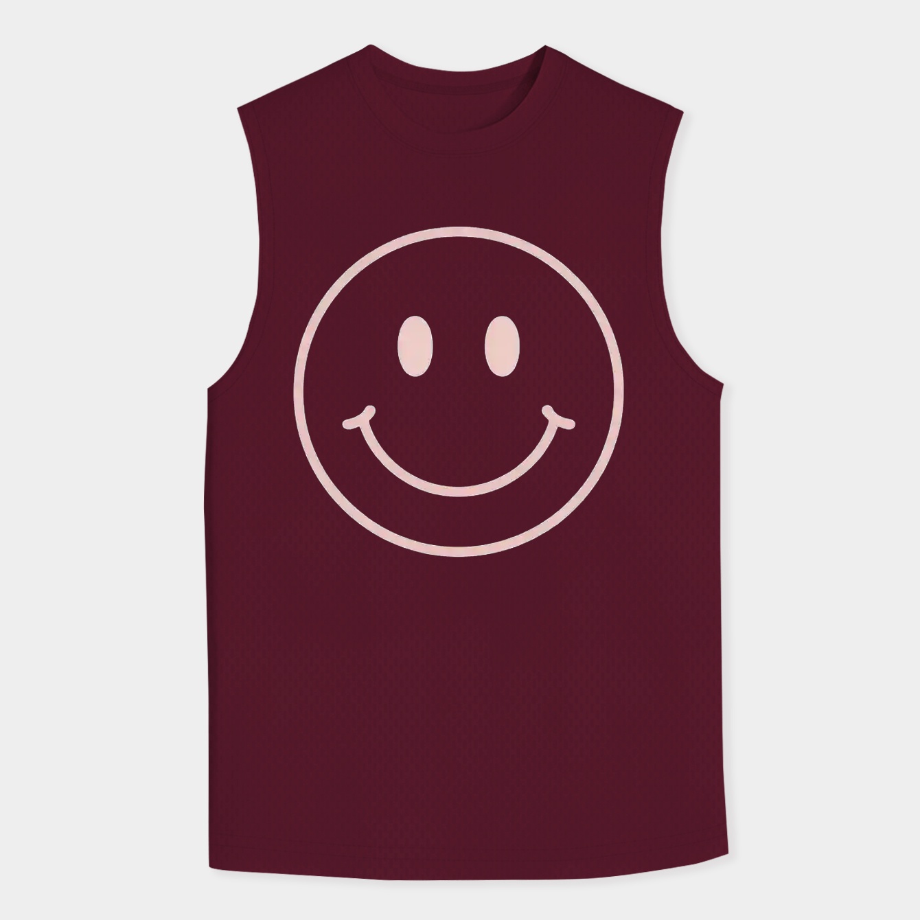 pink smiley face Men's Tank Top