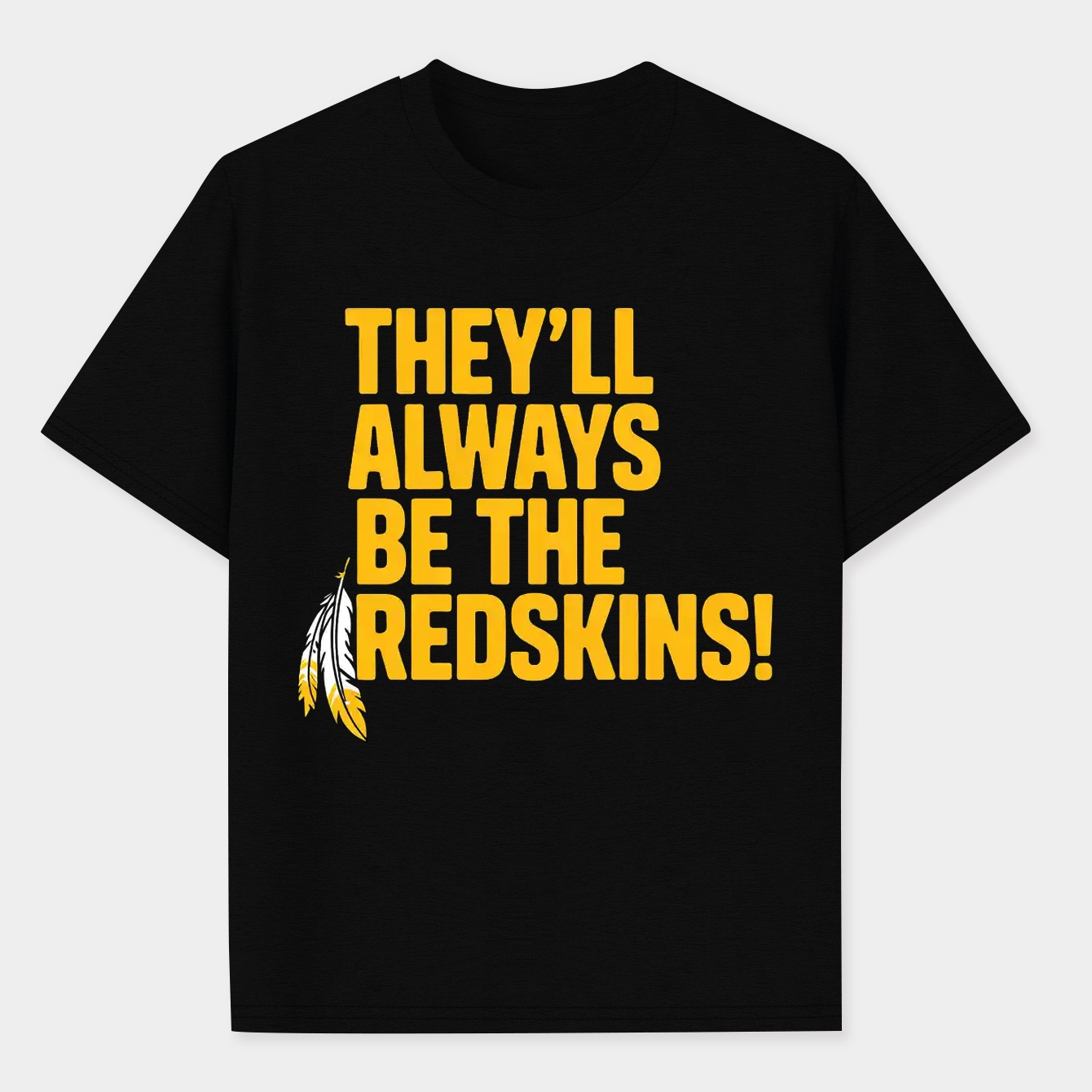 Washington Commanders Always Be Redskins Men's Performance Athletic T-Shirt