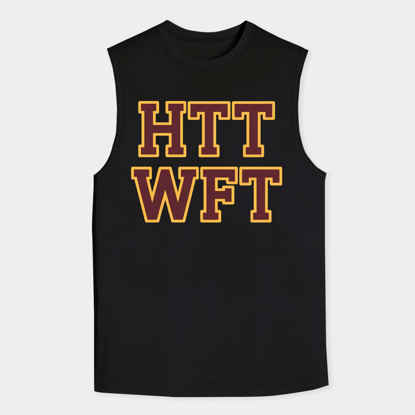 HTTWFT Bold White Design Men's Big & Tall Tank Top