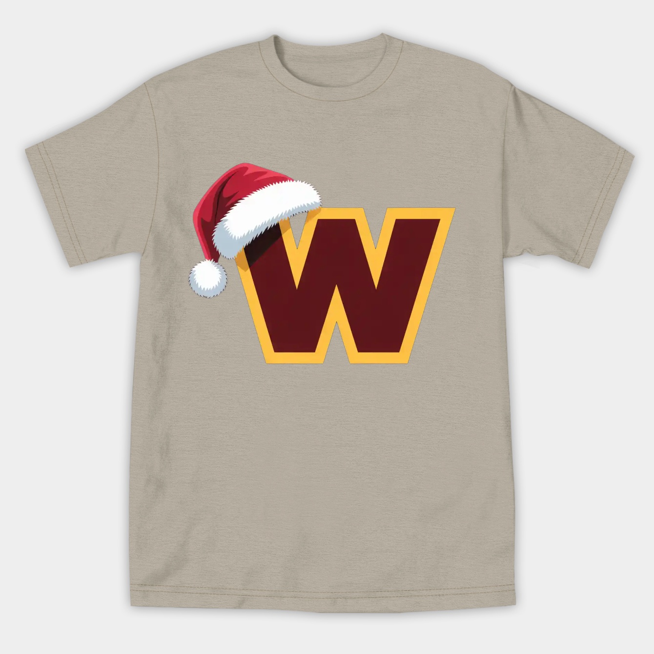 Washington Commanders Christmas Women's Athletic Performance T-Shirt