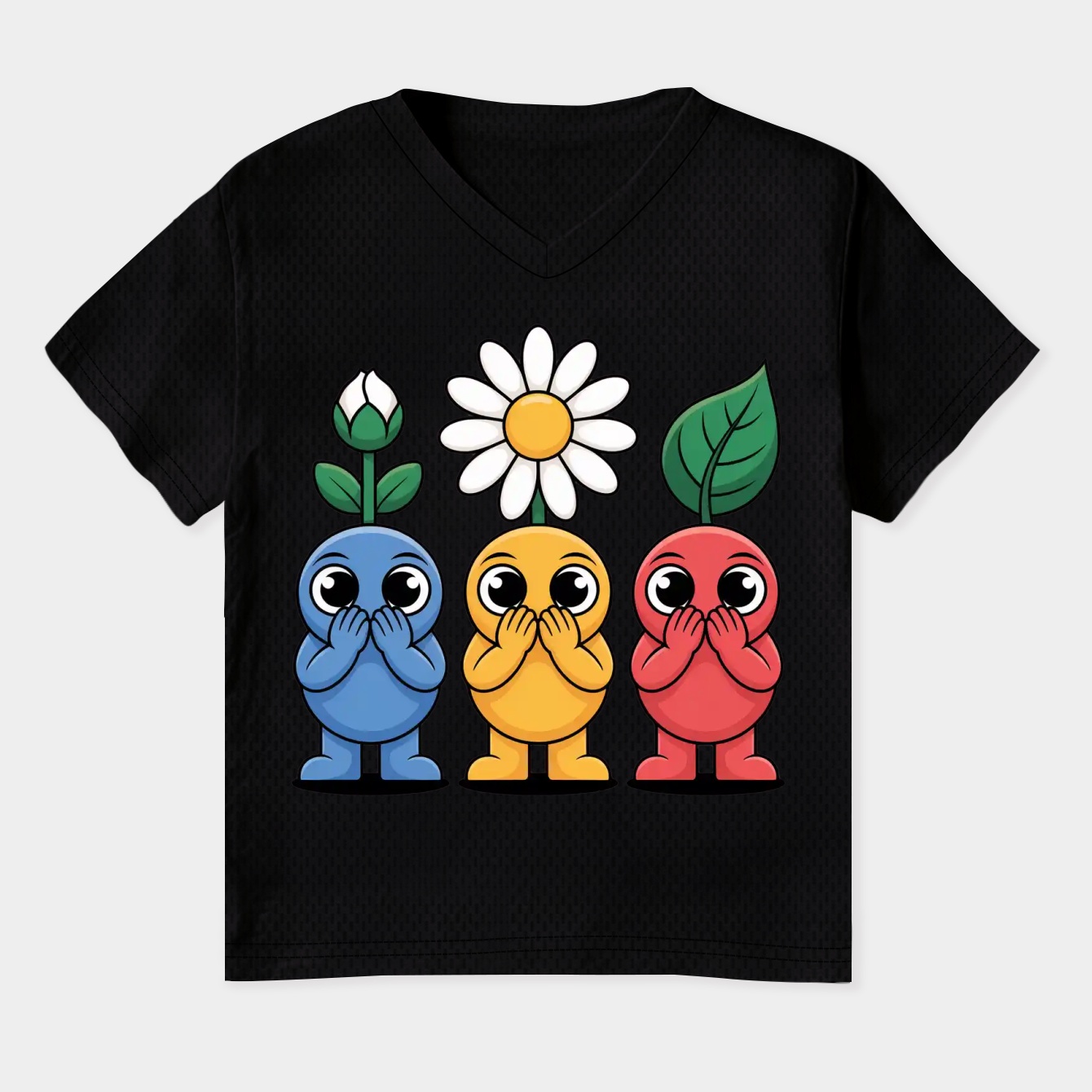 Three wise pikmin Women's Plus Size V-Neck T-Shirt