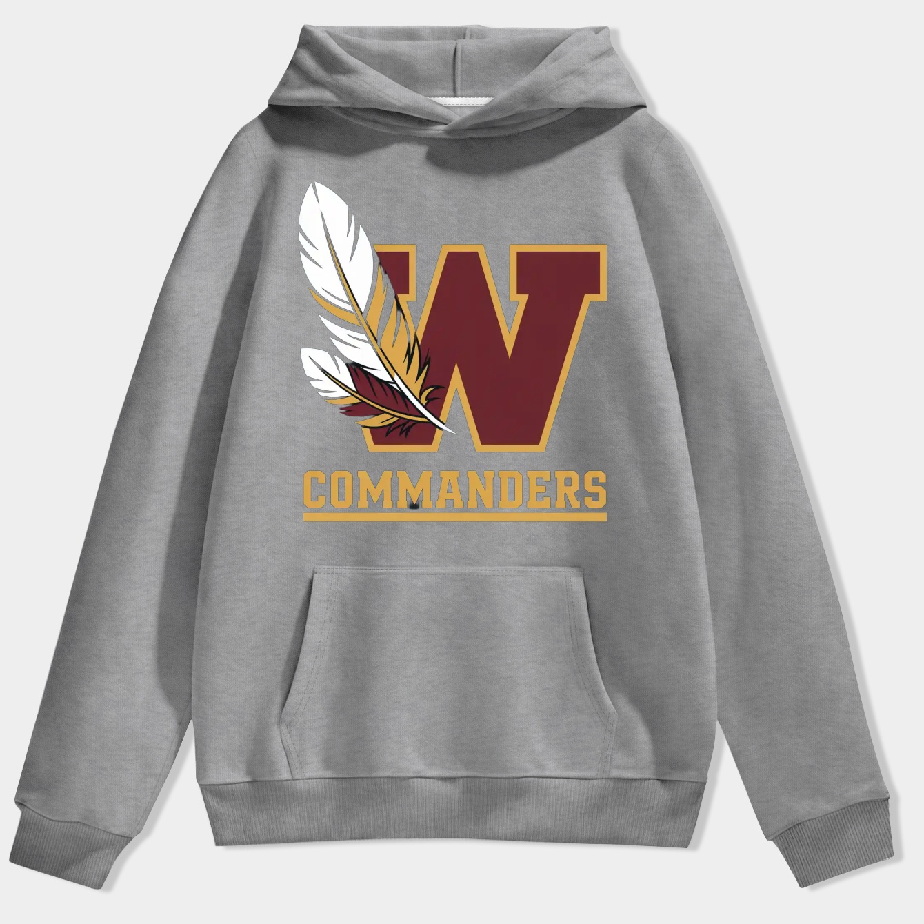Feathers Washington Commanders #97 Men's Hoodie
