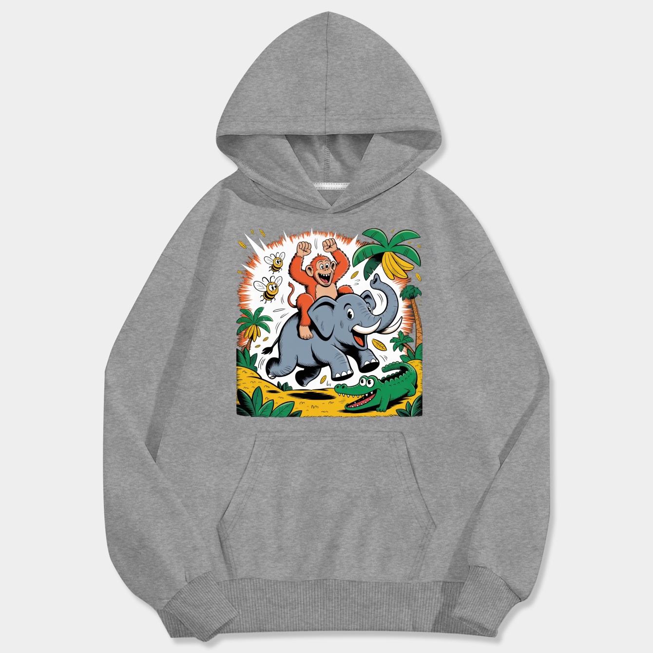 Jungle Rush Men's Big & Tall Hoodie