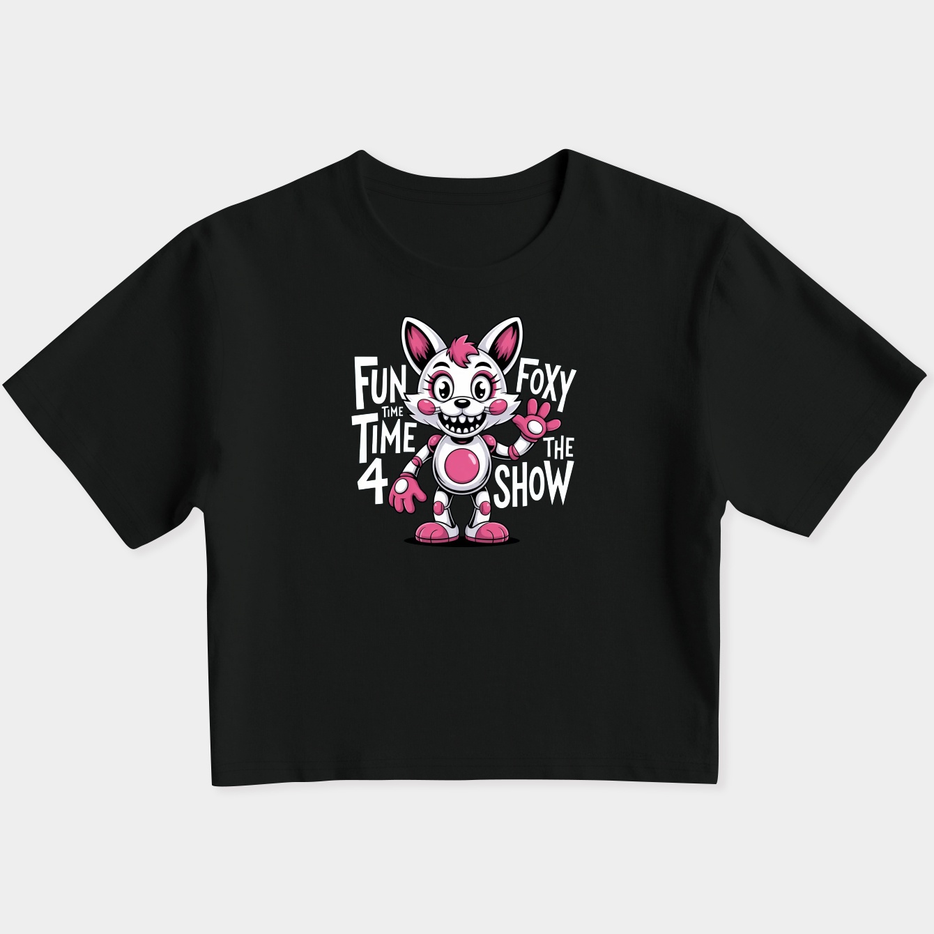 Fun time Foxy Women's Slim Fit Baby Tee