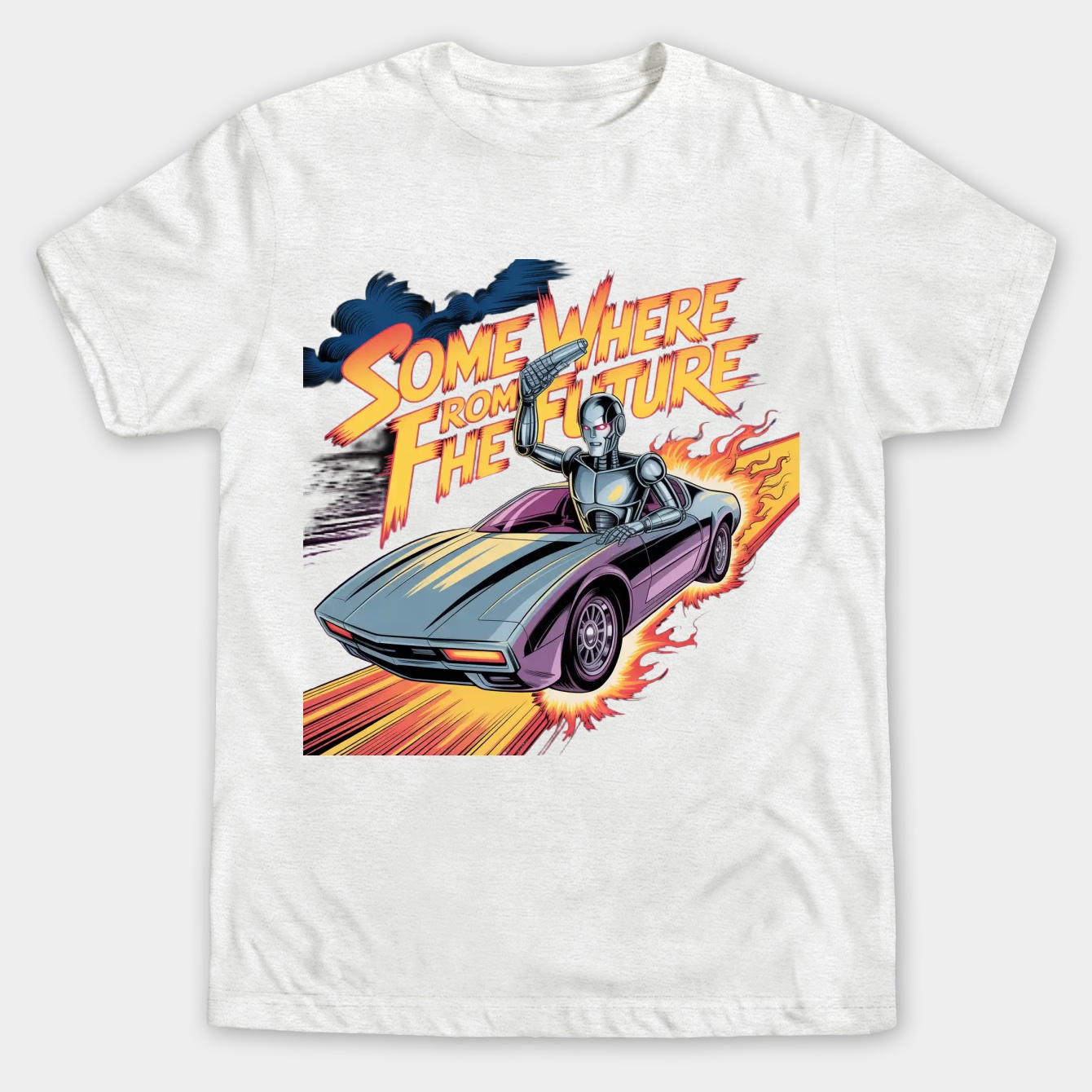 Some Where from the Future Men's Big & Tall T-shirt