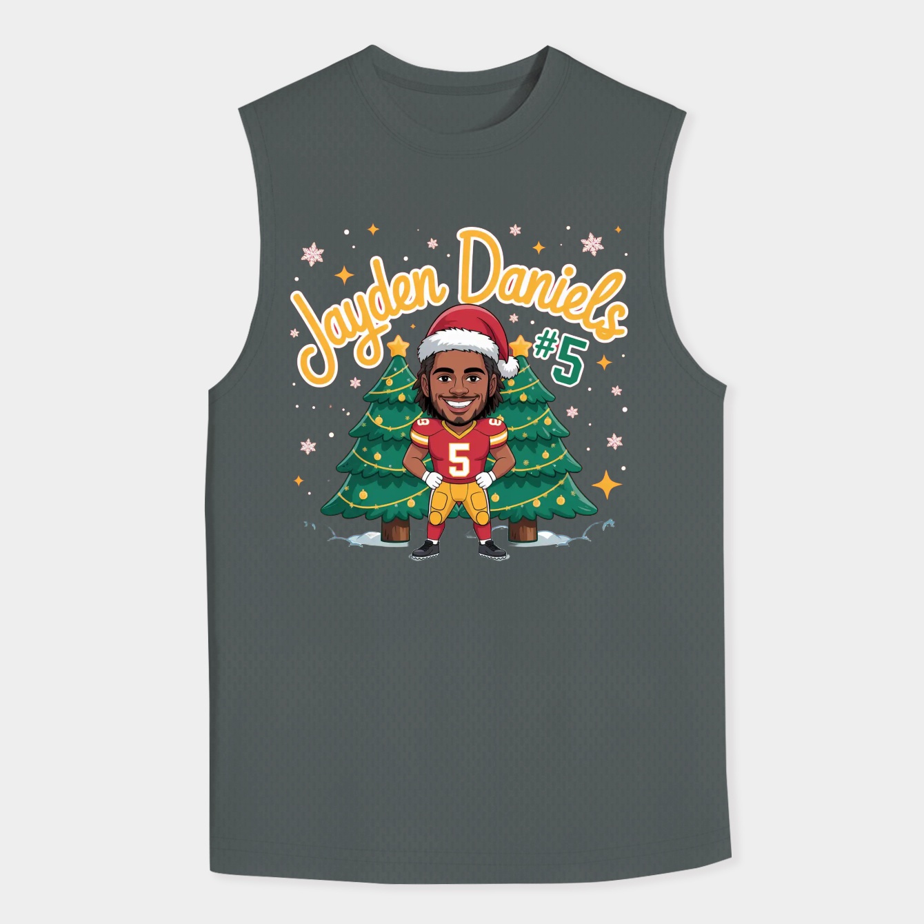 Christmas Jayden Daniels Washington commanders Men's Big & Tall Tank Top