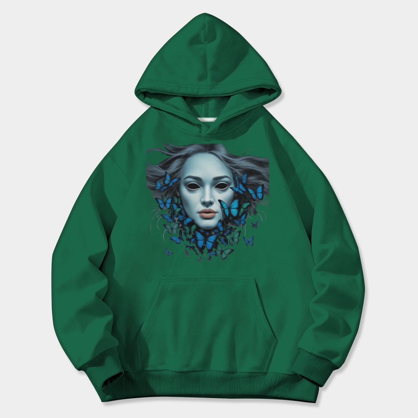Bride Corpse Butterflies Women's Plus Size Hoodie