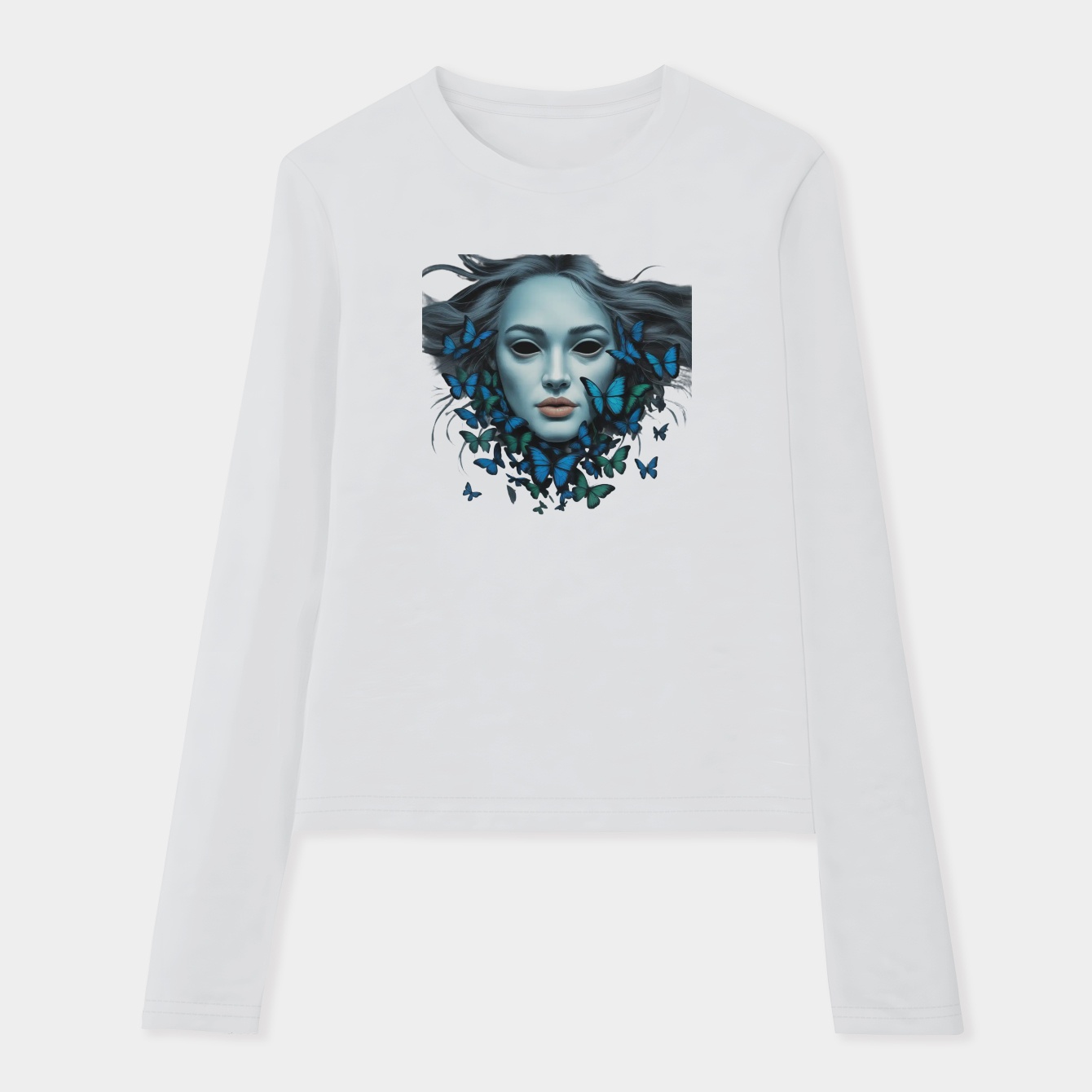 Bride Corpse Butterflies Women's Soft Long Sleeve T-Shirt
