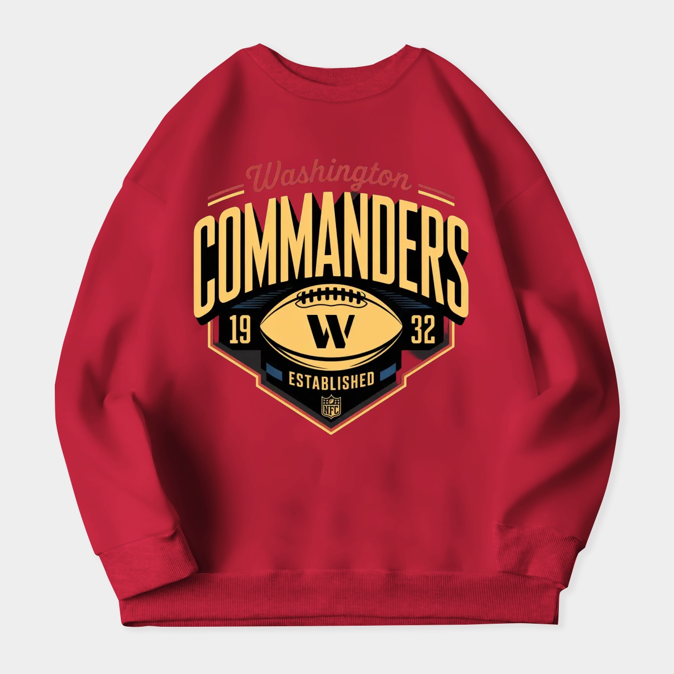 washington commanders established 1932 Women's Plus Size Sweatshirt