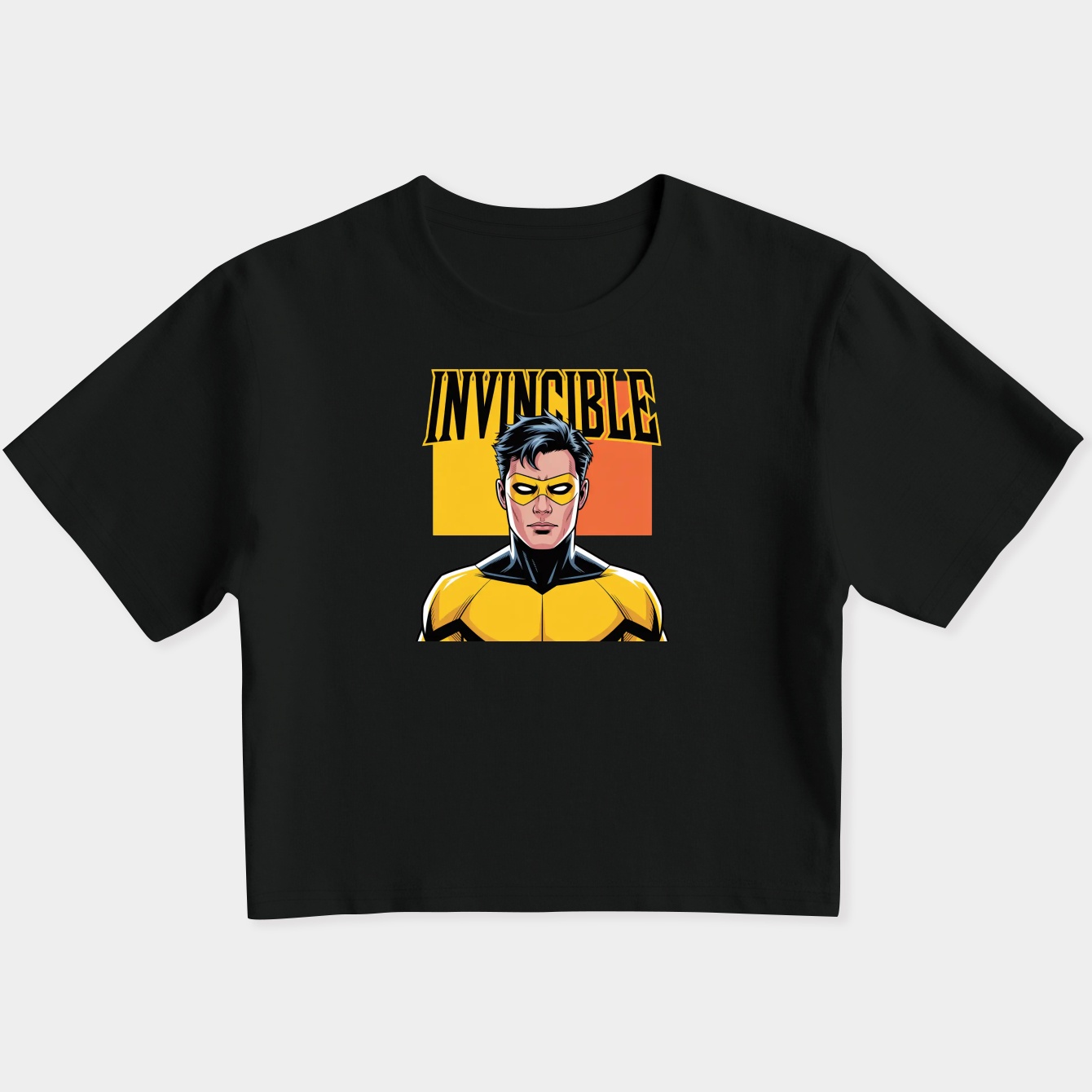 Invincible Hero Comic Style Women's Slim Fit Baby Tee