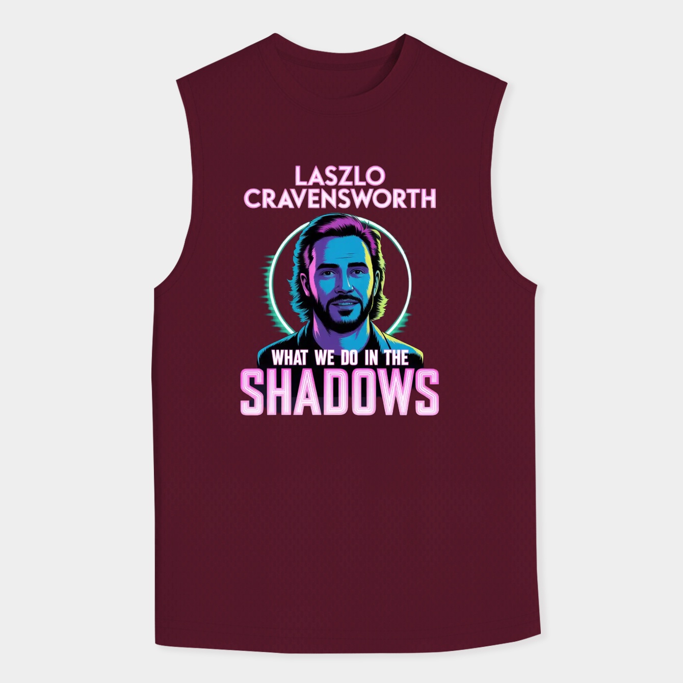 What We Do In The Shadows Neon Laszlo Girls Mineral Wash