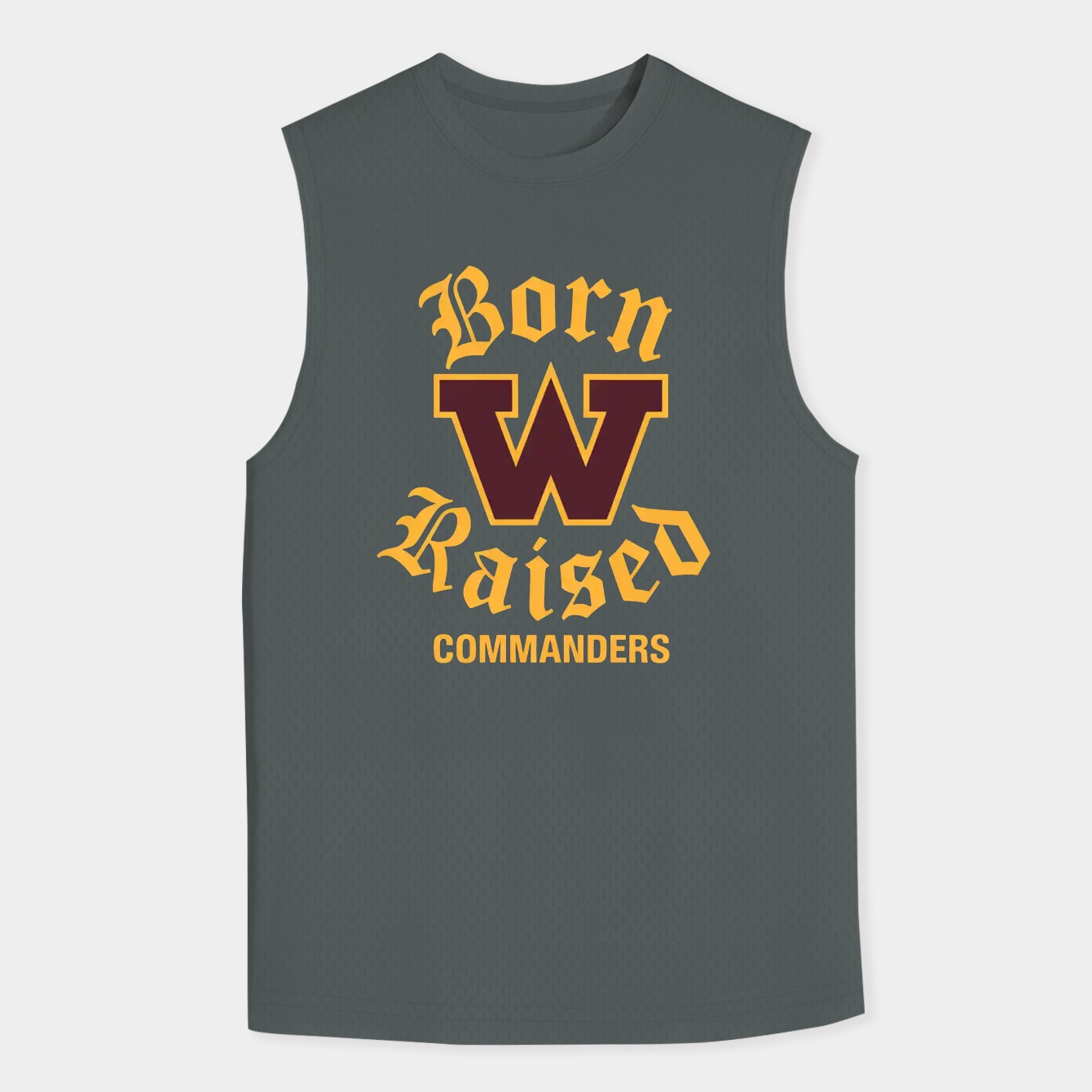 washington commanders born raised Men's Tank Top