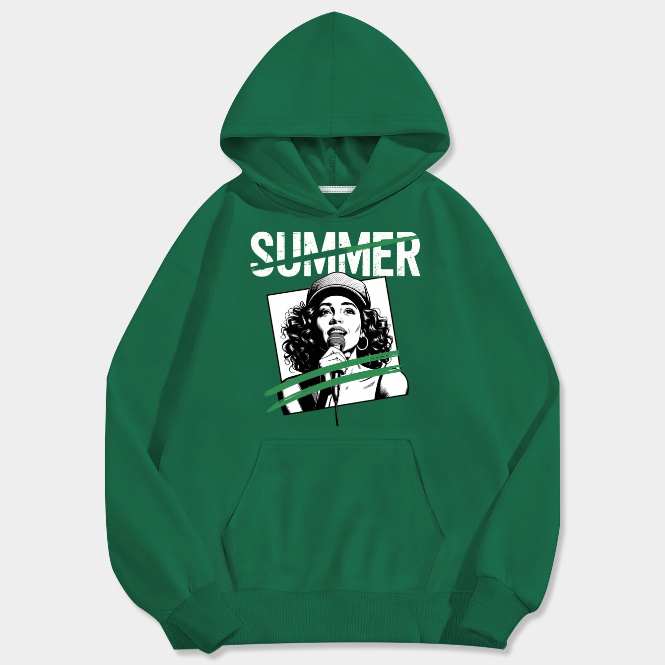 Art - Donna Summer Men's Big & Tall Hoodie