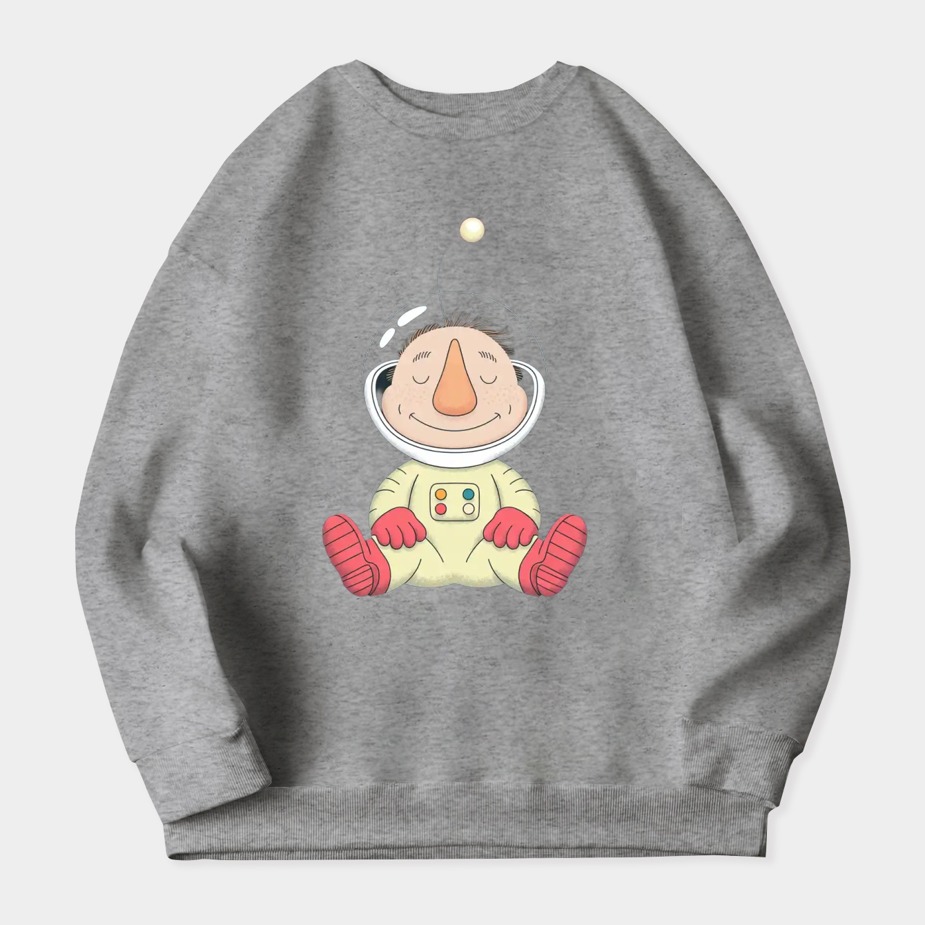 Captain Olimar Small Character Women's Crewneck Sweatshirt