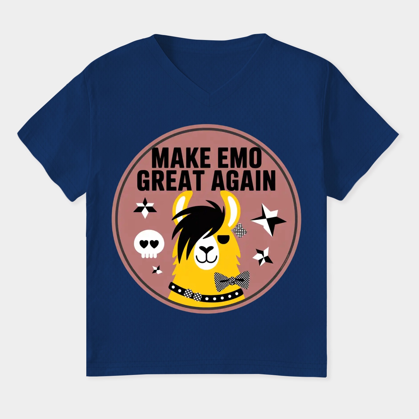 Make Emo Great Again Badge Women's Plus Size V-Neck T-Shirt