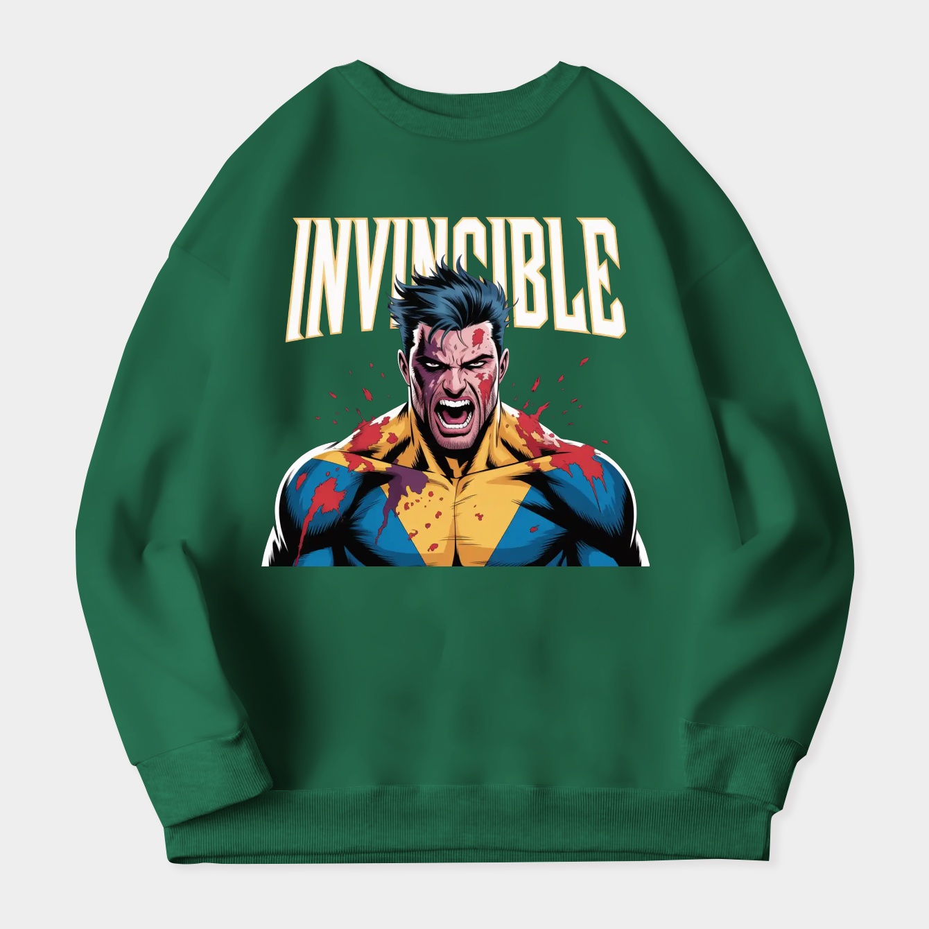 Invincible Battle Damaged Mark Women's Crewneck Sweatshirt