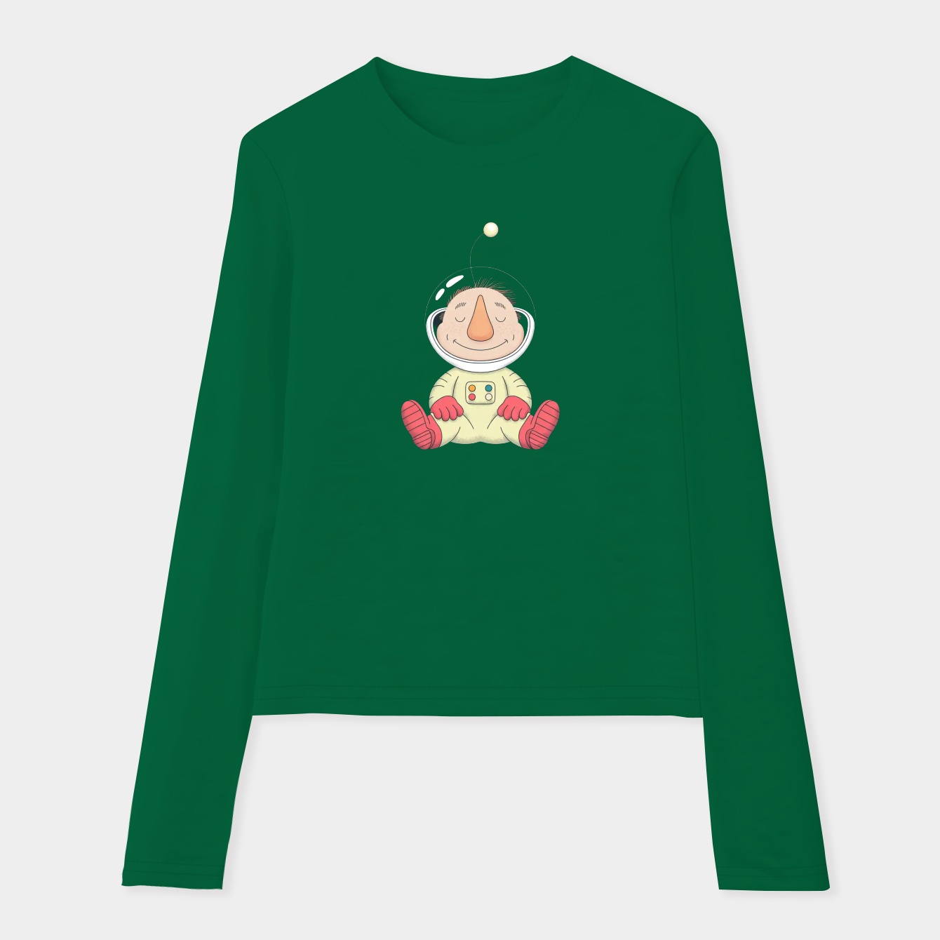 Captain Olimar Small Character Women's Soft Long Sleeve T-Shirt