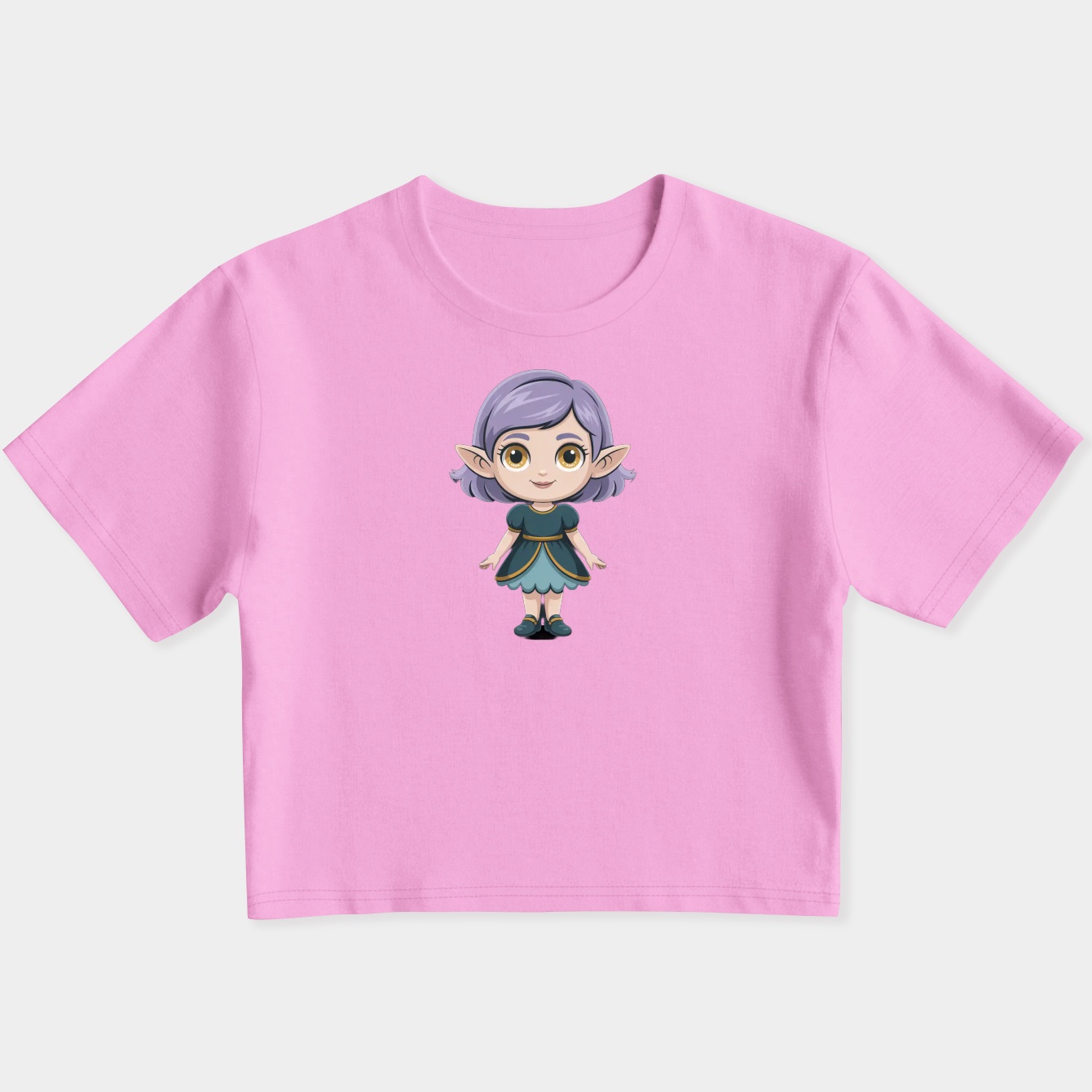 S3 Amity Character Design Women's Slim Fit Baby Tee