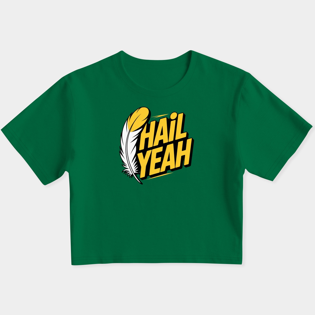 Hail-Yeah Women's Slim Fit Baby Tee