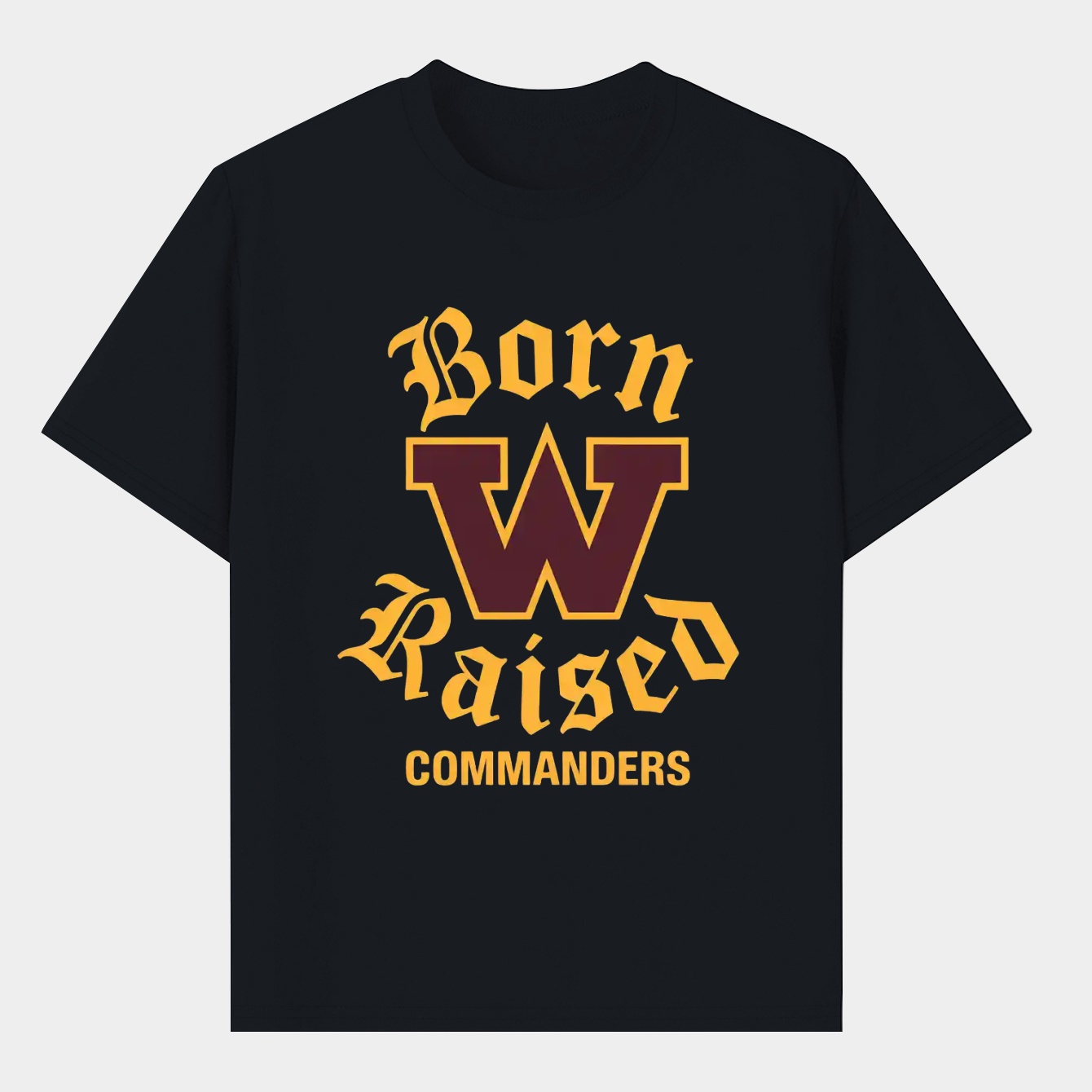 washington commanders born raised Men's T-Shirt