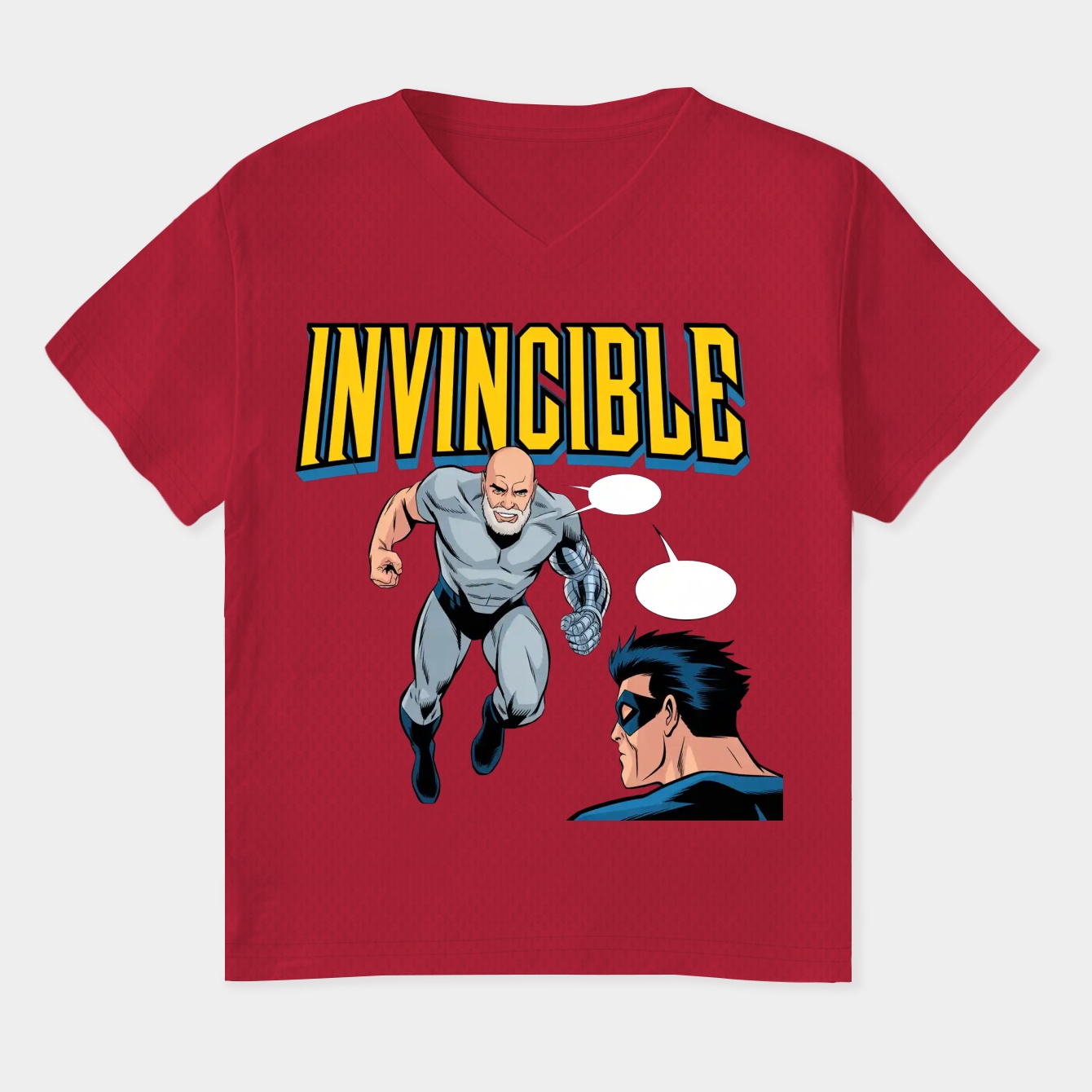 Conquest Vs Invincible Women's Plus Size V-Neck T-Shirt