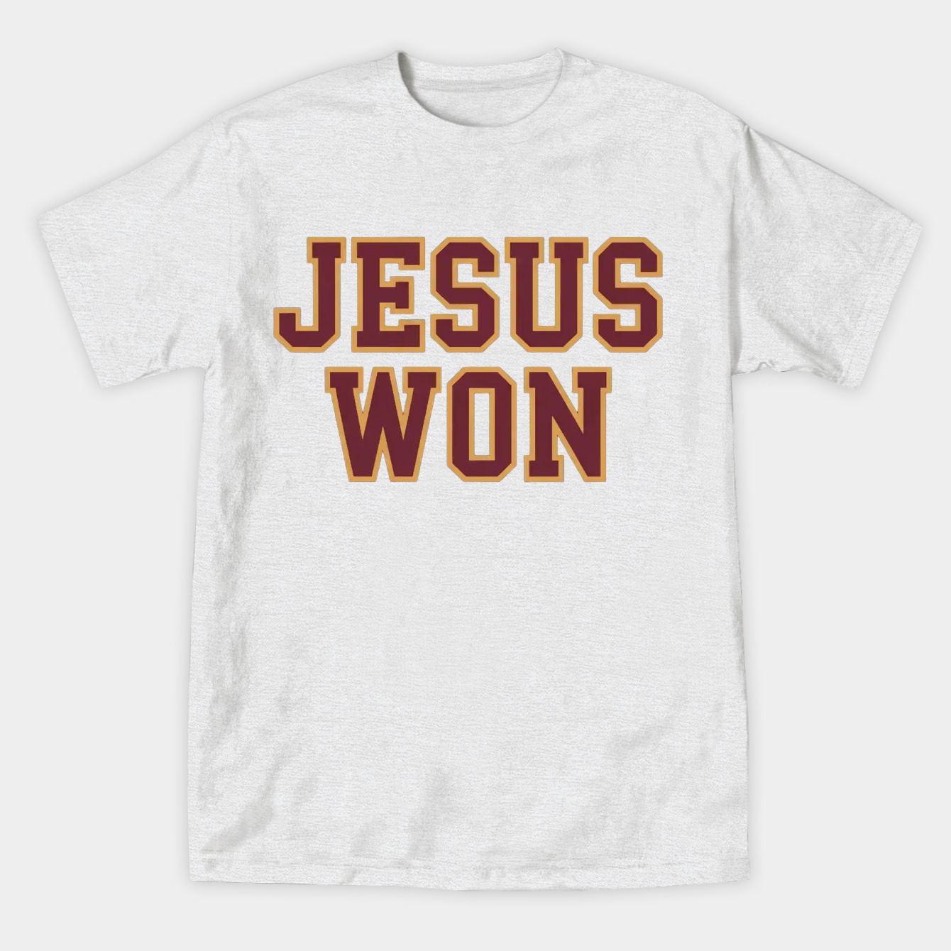 Jesus Won Washington Commanders Women's Athletic Performance T-Shirt
