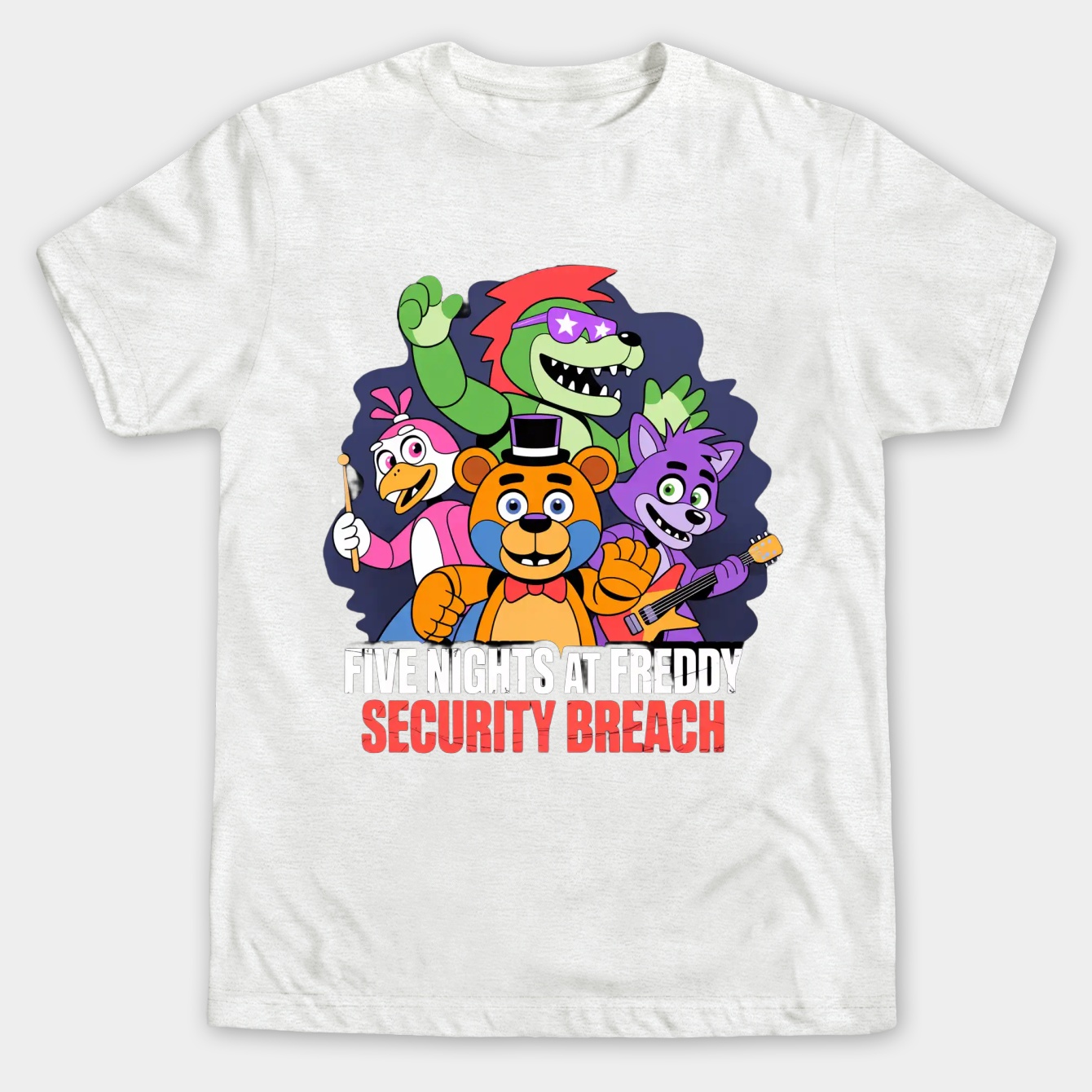 Fnaf Security Breach Men's Big & Tall T-shirt