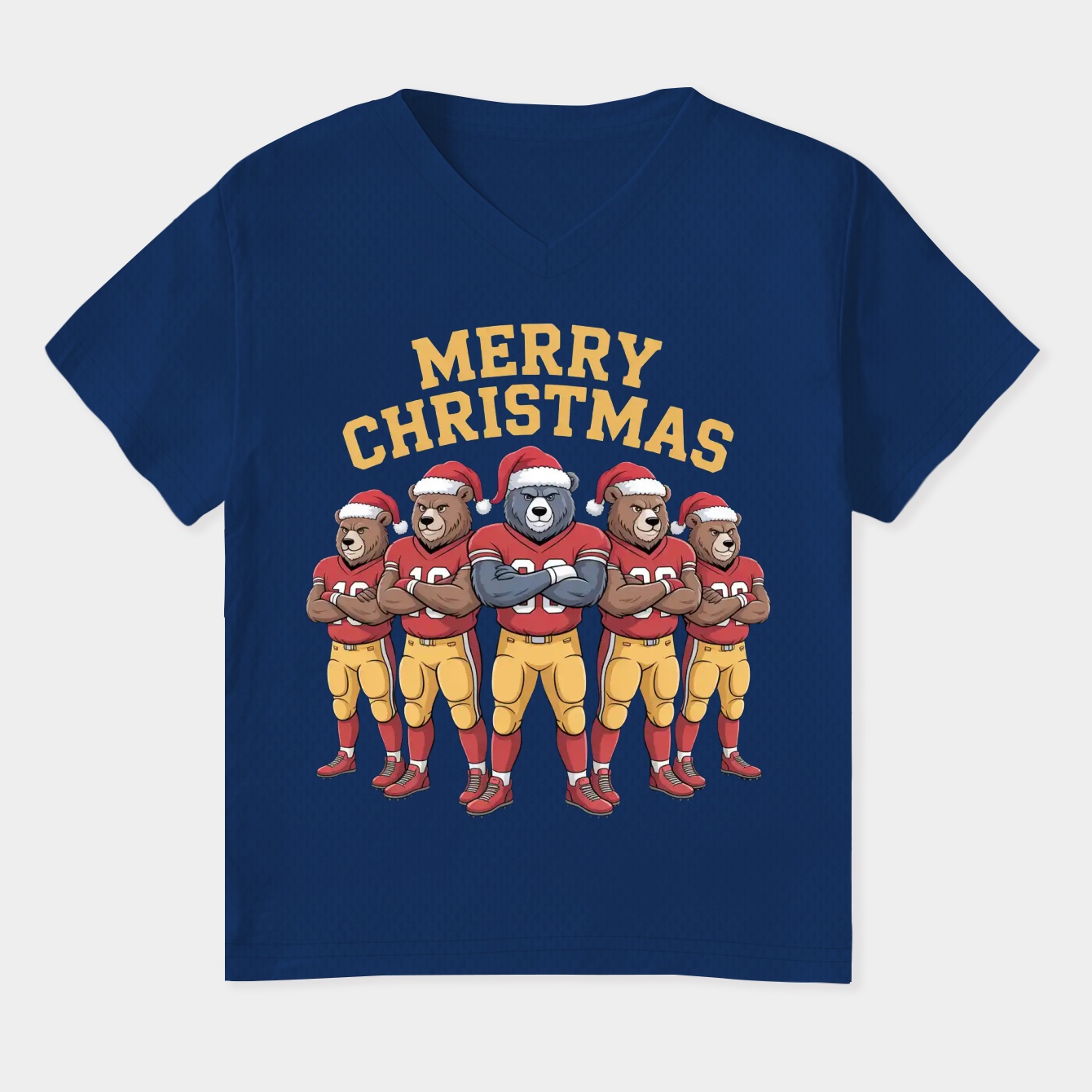 Washington Commanders Xmas #17 Women's Plus Size V-Neck T-Shirt