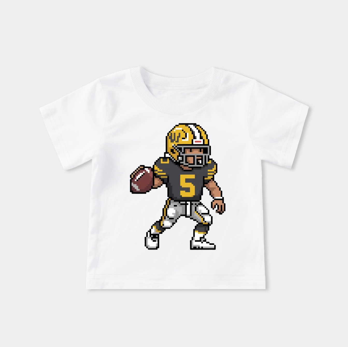 Jayden Daniels Retro 8bit Commanders Youth Classic T-Shirt