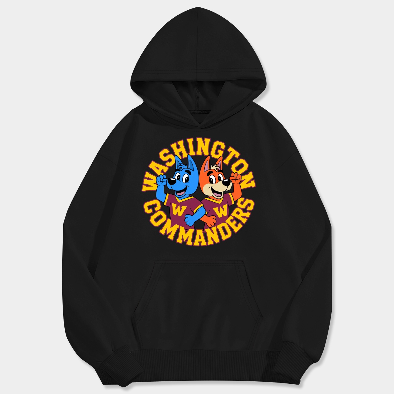 Bluey Washington Commanders Men's Big & Tall Hoodie
