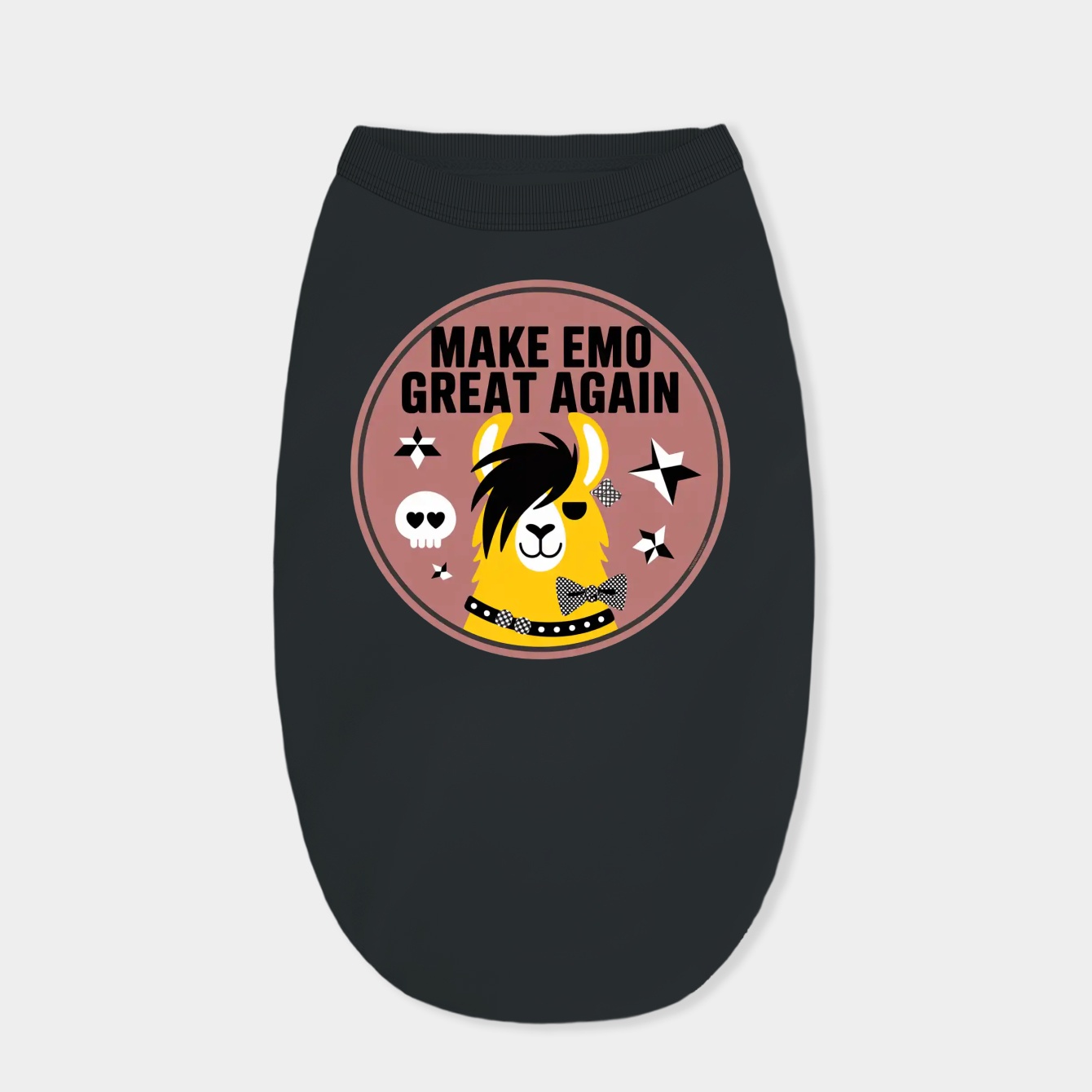 Make Emo Great Again Badge Dog Shirt