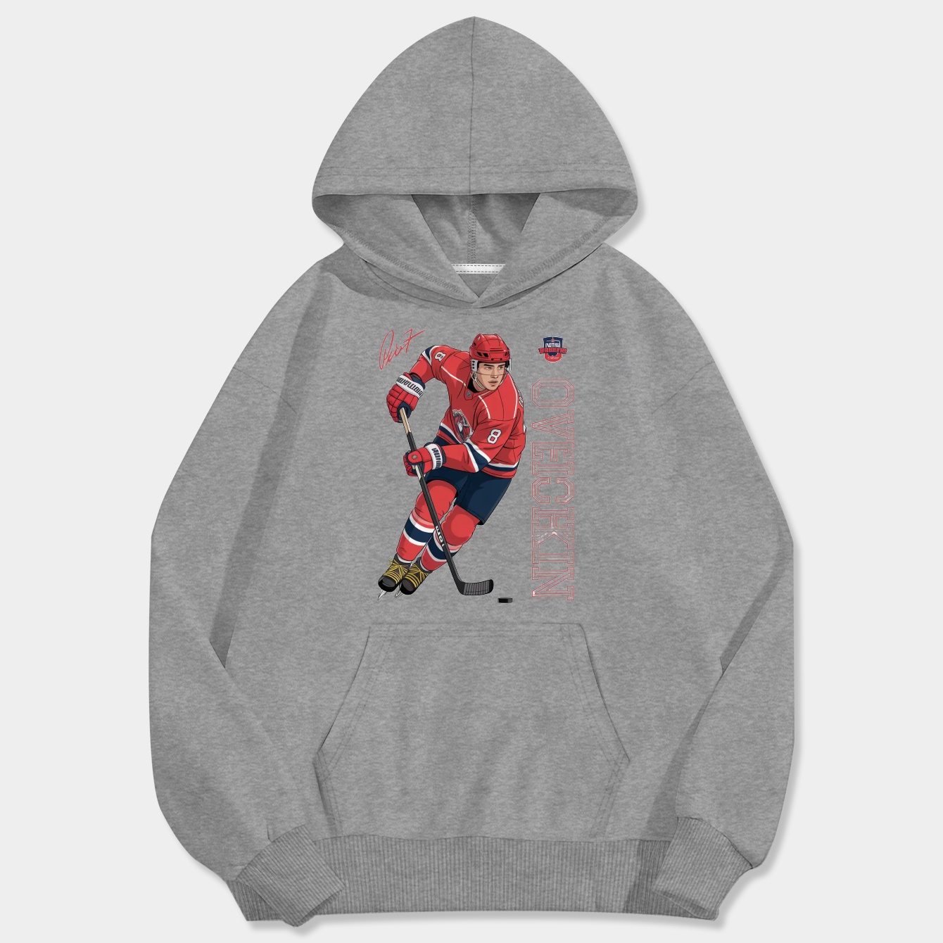 Ovechkin Men's Big & Tall Hoodie
