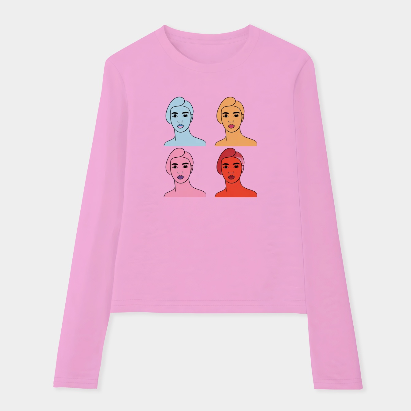 Lady Women's Soft Long Sleeve T-Shirt