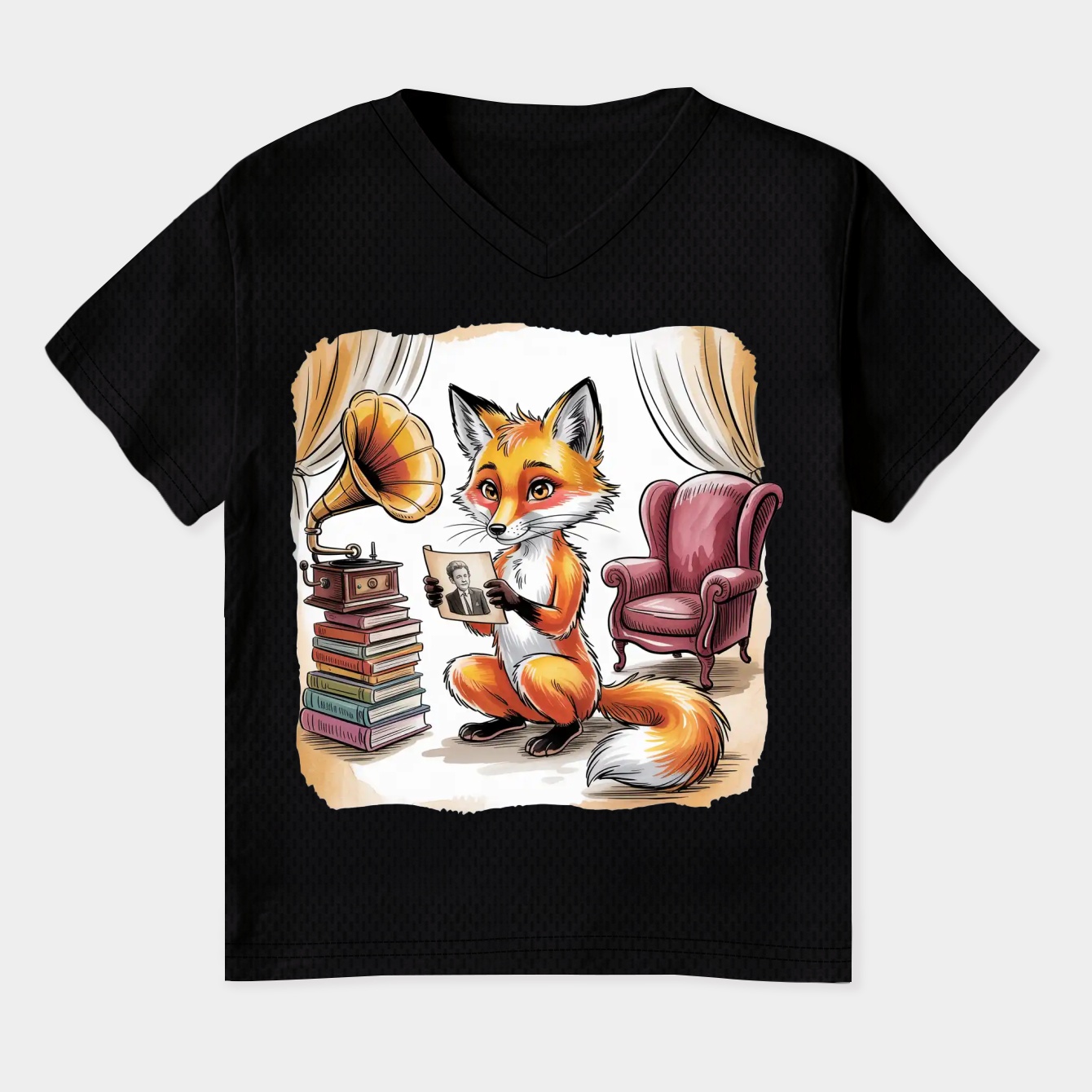 Echoes from the past Women's Plus Size V-Neck T-Shirt