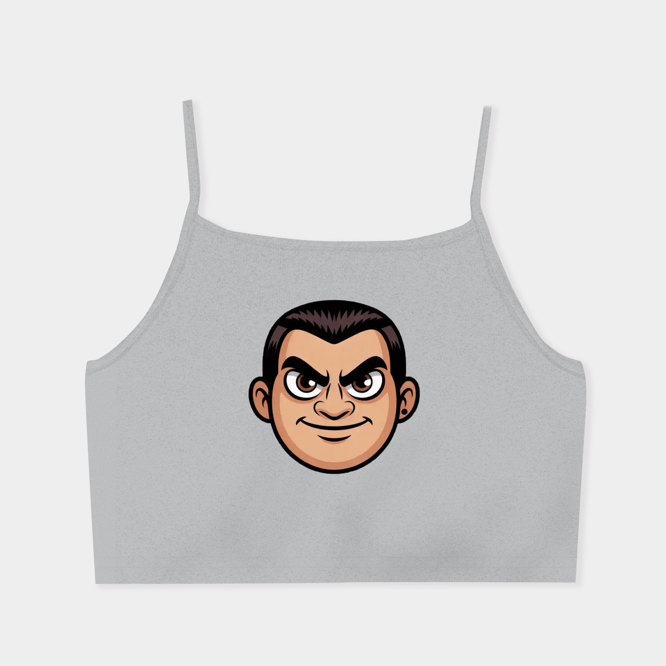 Confident expression luz Women's  Spaghetti Strap Tank Top