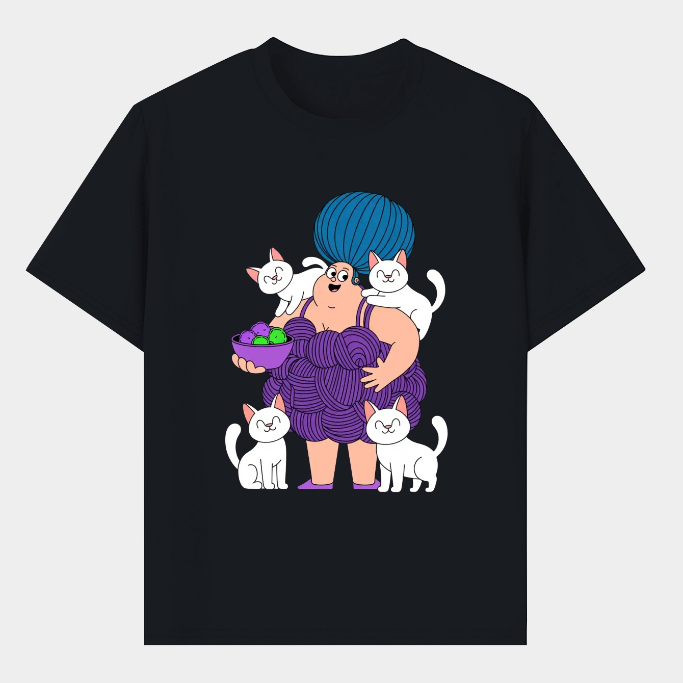 Gravity Falls Cat Lady Character Men's T-Shirt