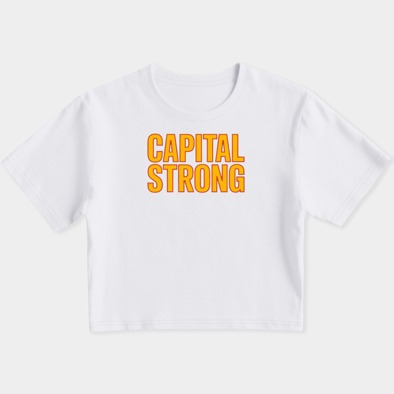 Capital Strong Women's Slim Fit Baby Tee