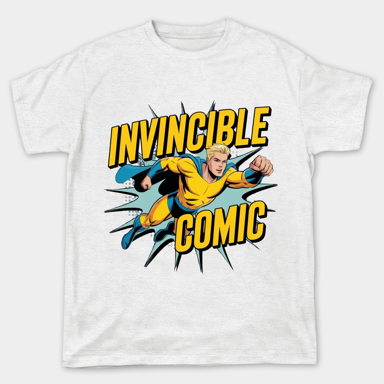 Invincible Comic Hero Action Women's Plus Size T-shirt